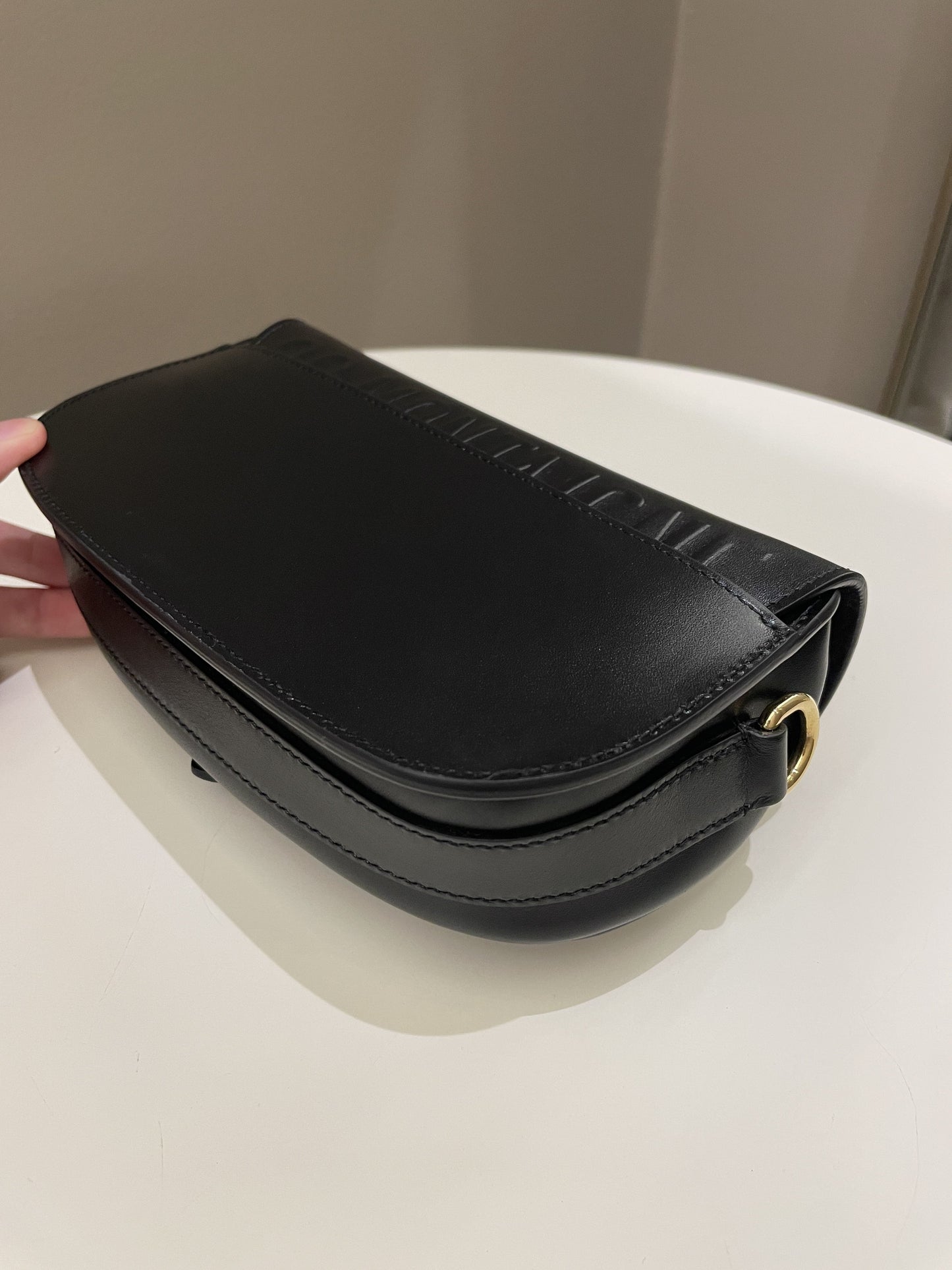 Dior Bobby East West Black Calfskin