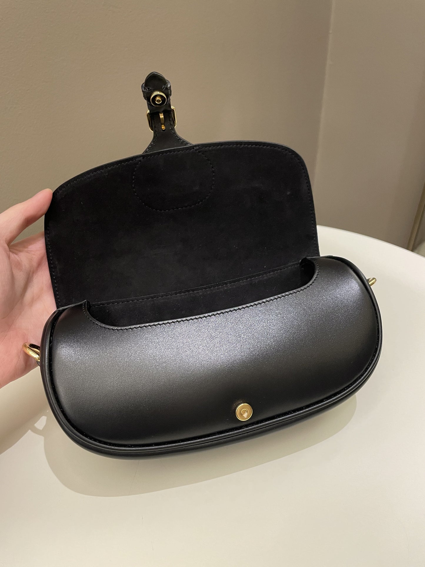 Dior Bobby East West Black Calfskin