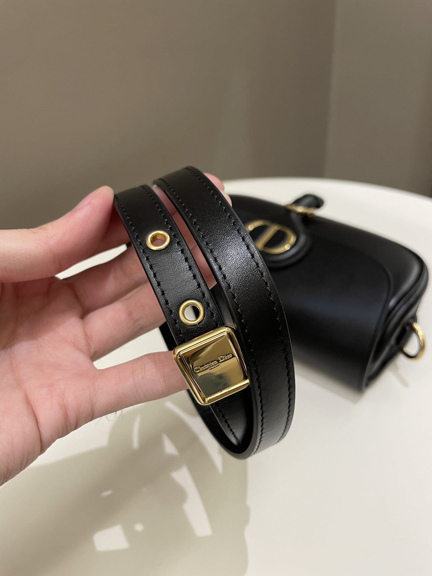 Dior Bobby East West Black Calfskin