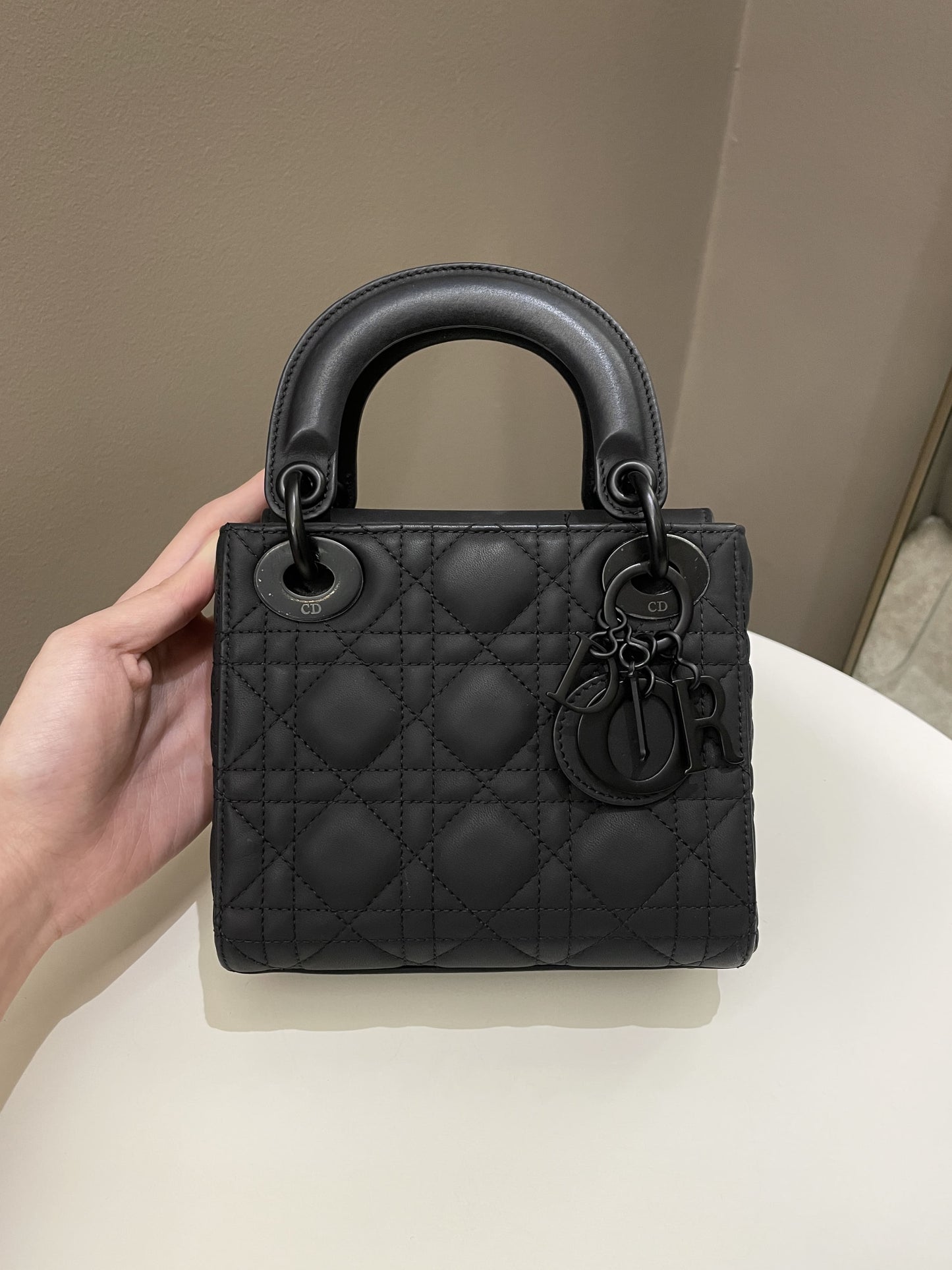 Dior Lady Dior Mini Black Lambskin