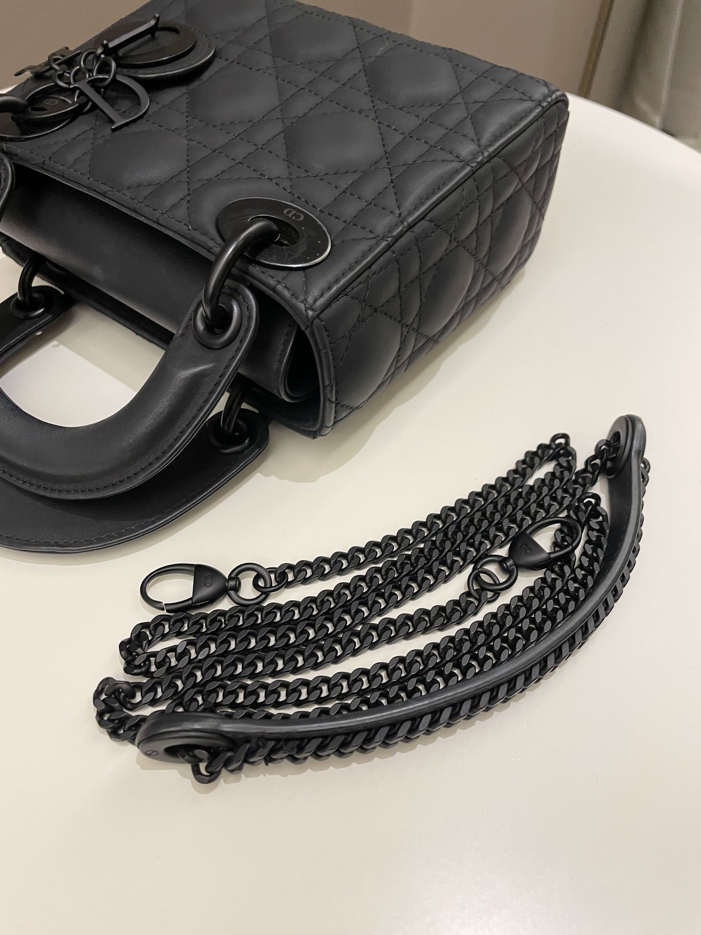 Dior Lady Dior Mini Black Lambskin