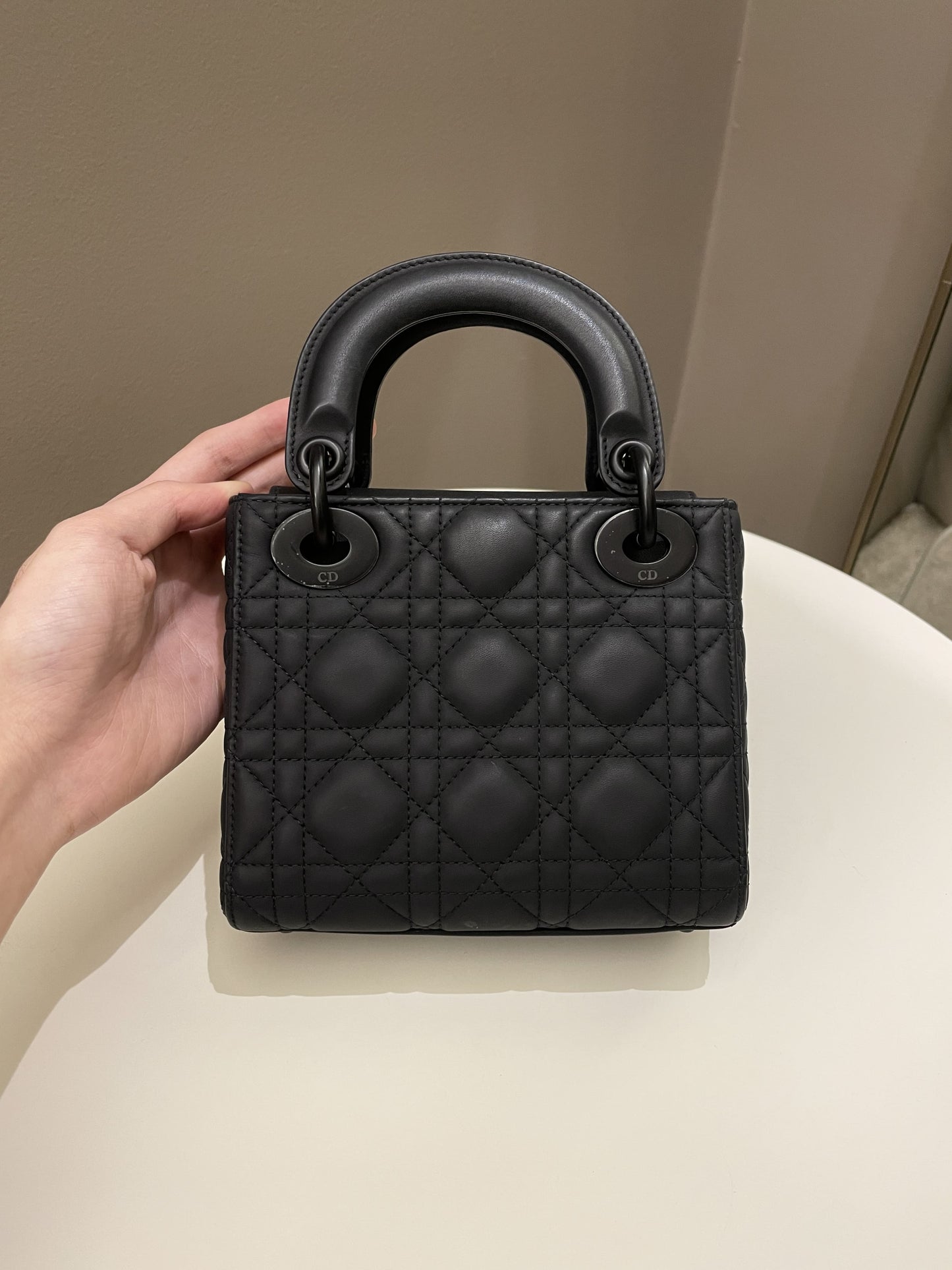 Dior Lady Dior Mini Black Lambskin