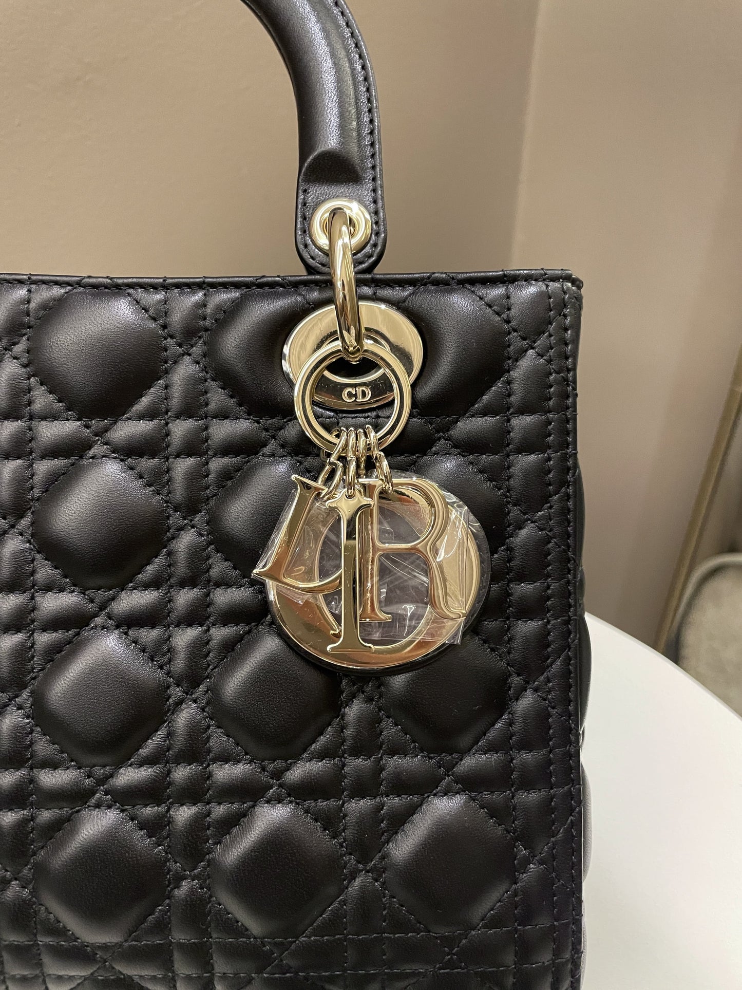 Dior Classic Lady Dior Black Lambskin