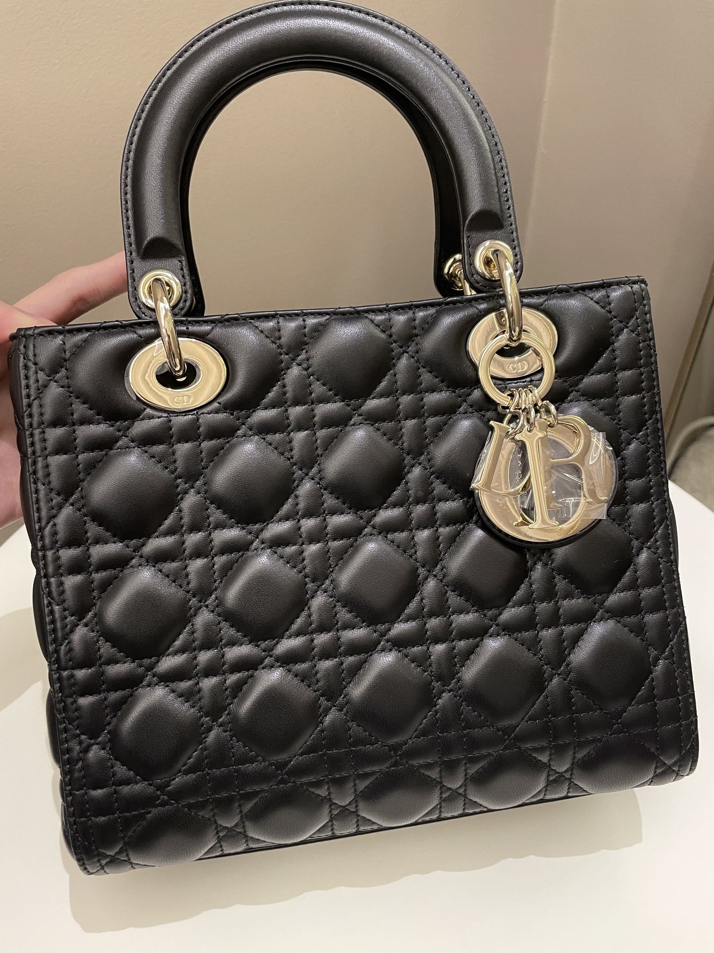 Dior Classic Lady Dior Black Lambskin