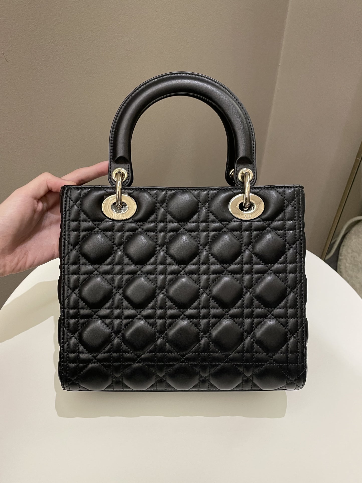 Dior Classic Lady Dior Black Lambskin