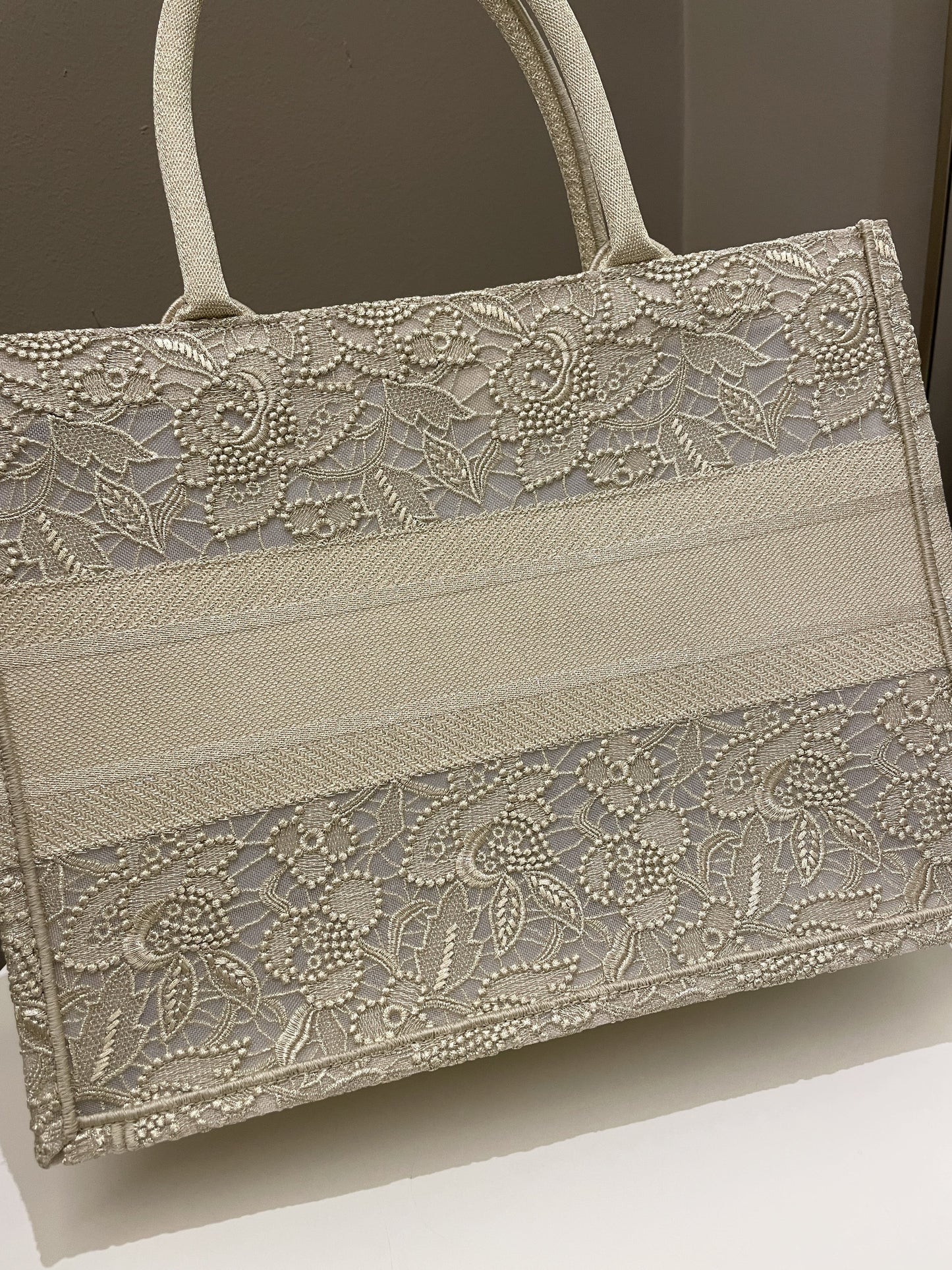 Dior Book Tote Gold Embroidery