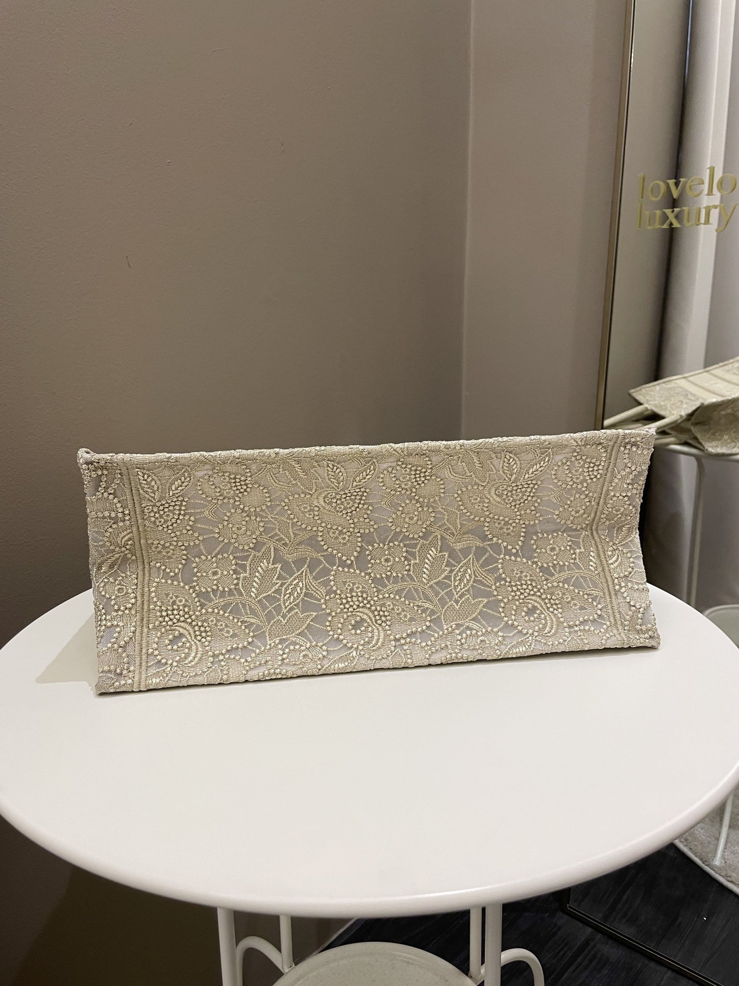 Dior Book Tote Gold Embroidery