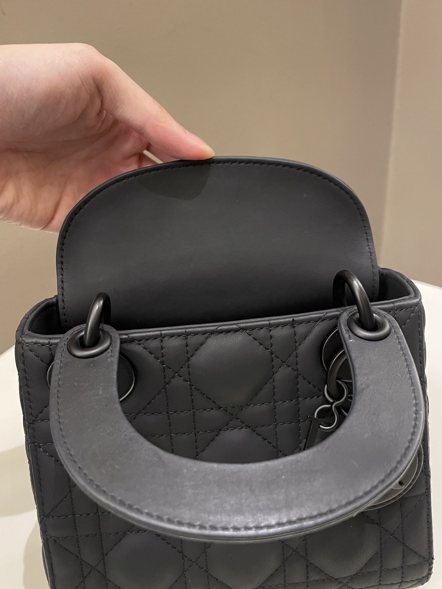 Dior Lady Dior Mini Black Lambskin