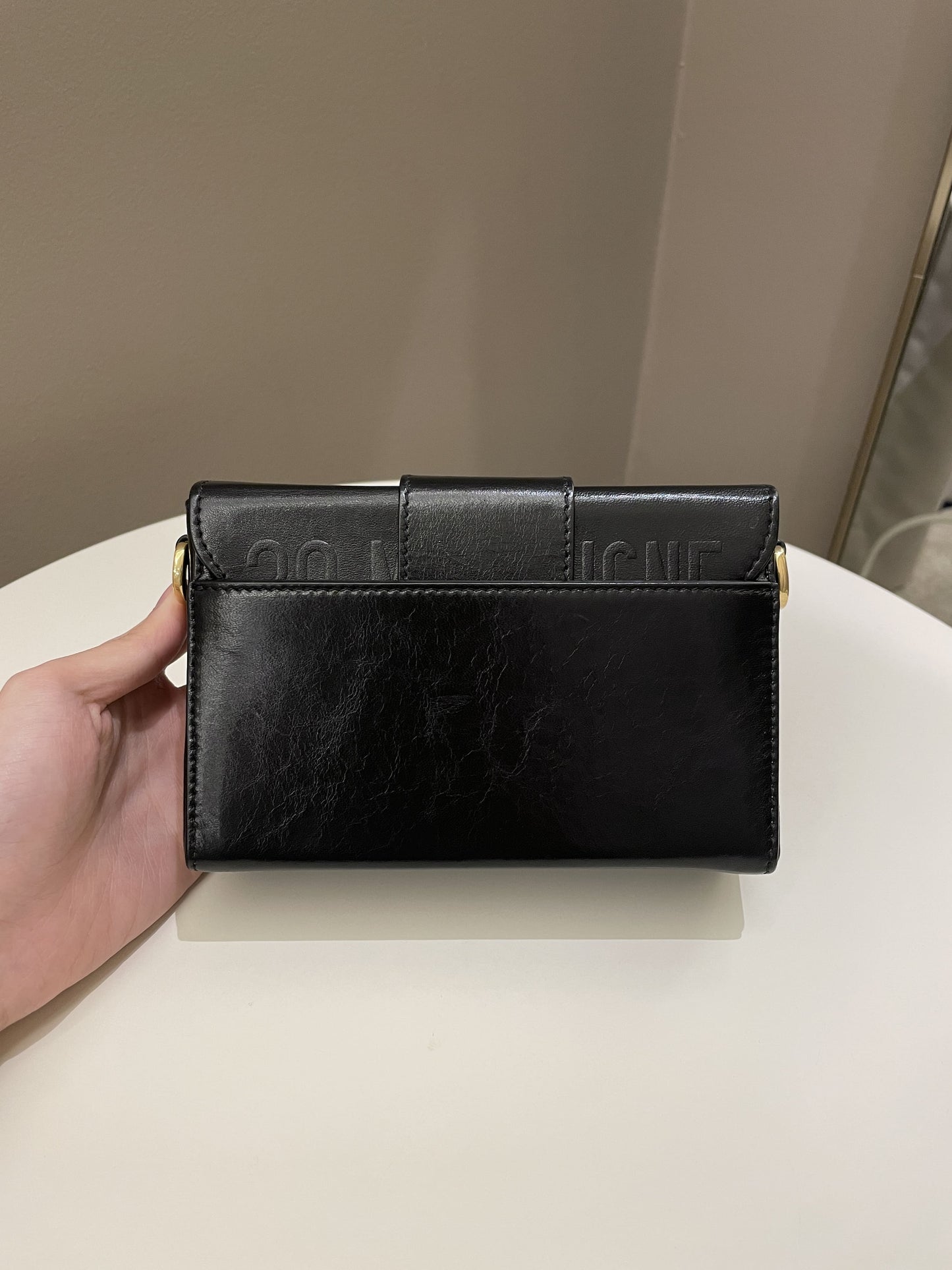 Dior Montaigne 30 Box Bag Black Calfskin