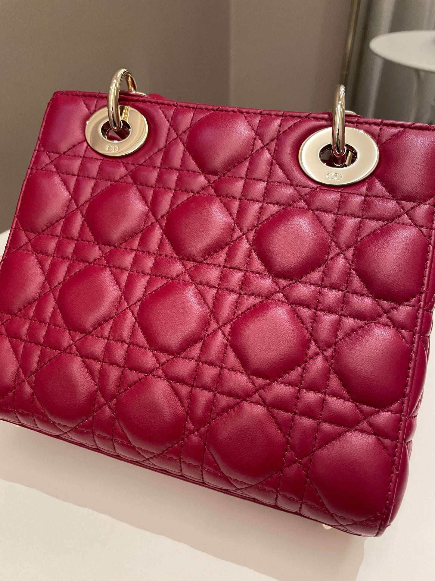 Lady Dior My ABC Dior Red Lambskin