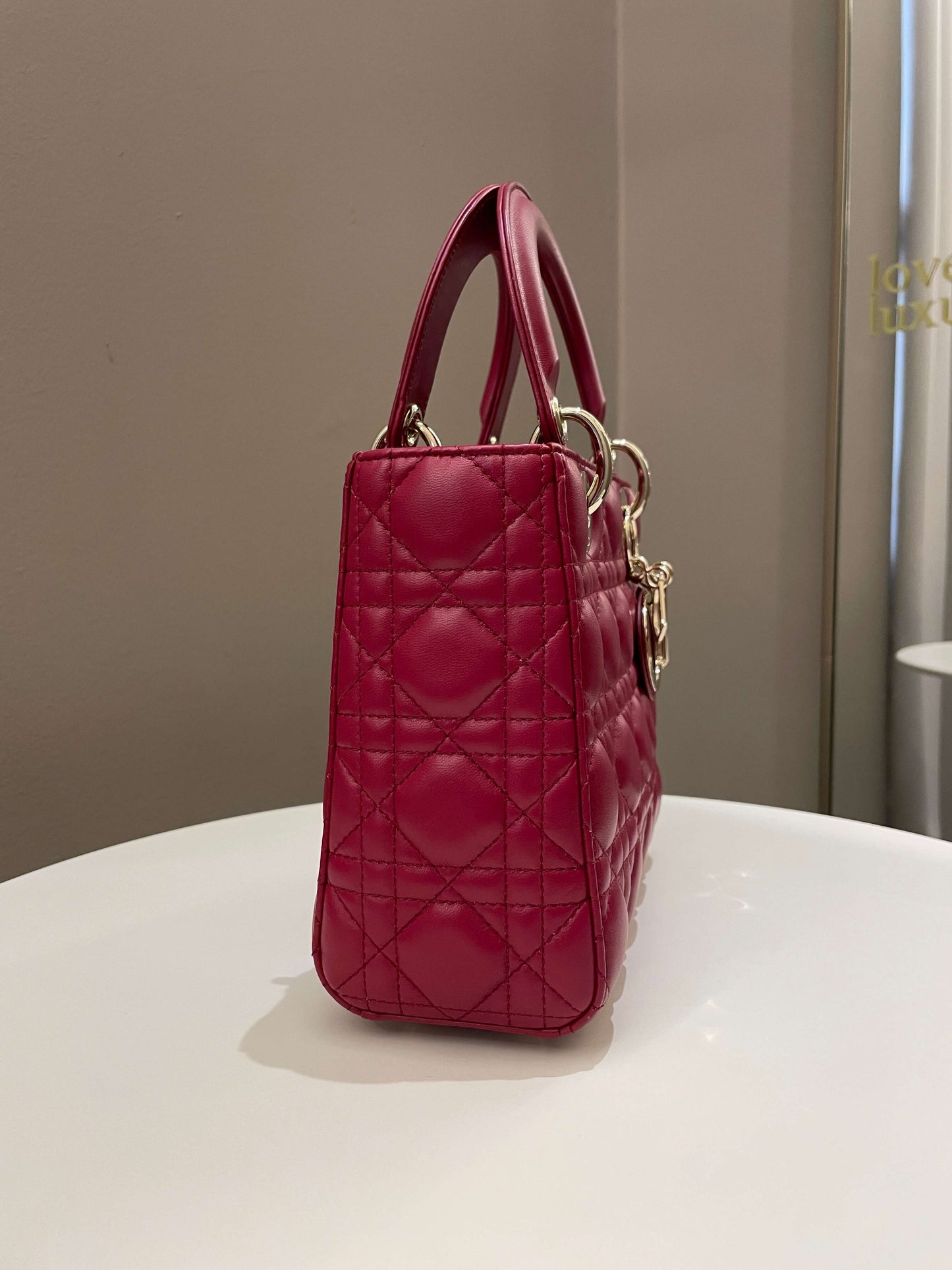 Lady Dior My ABC Dior Red Lambskin