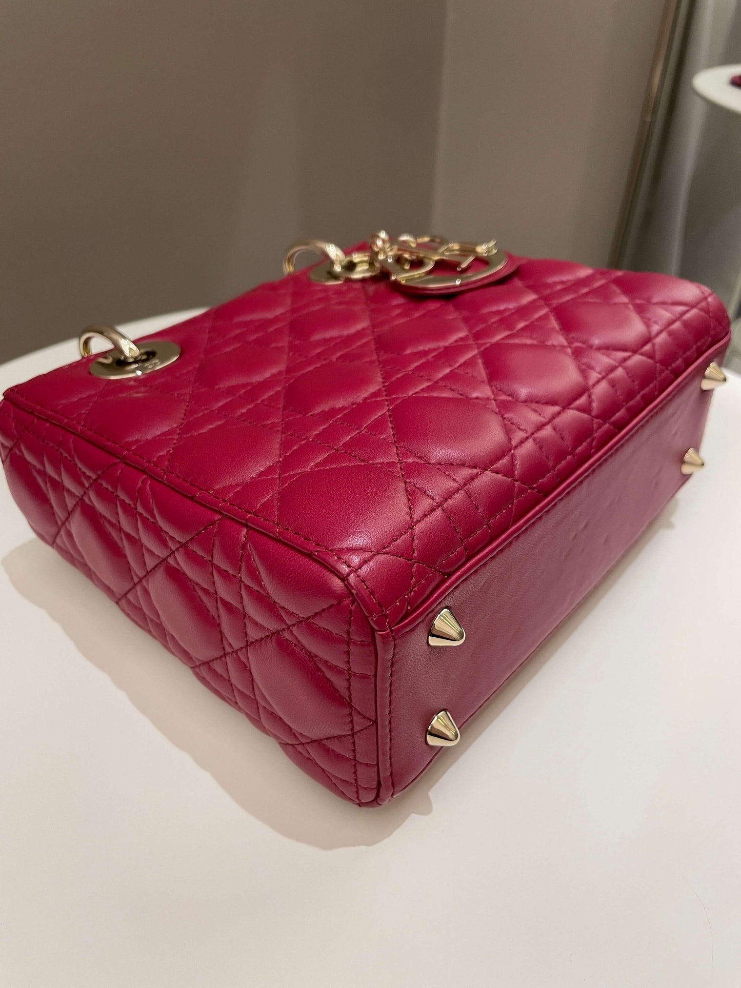 Lady Dior My ABC Dior Red Lambskin