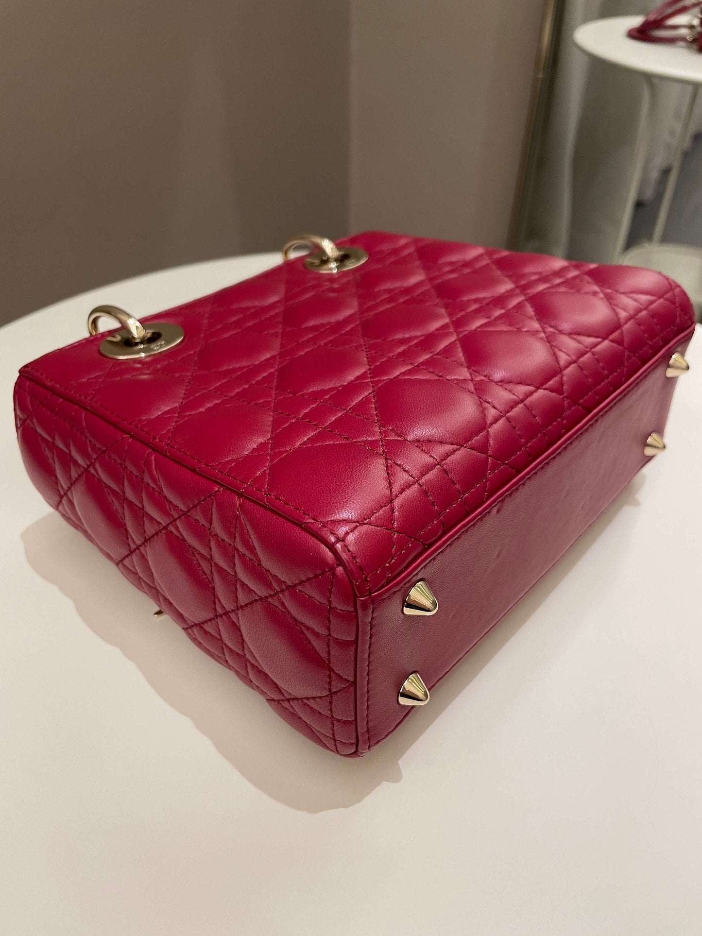 Lady Dior My ABC Dior Red Lambskin