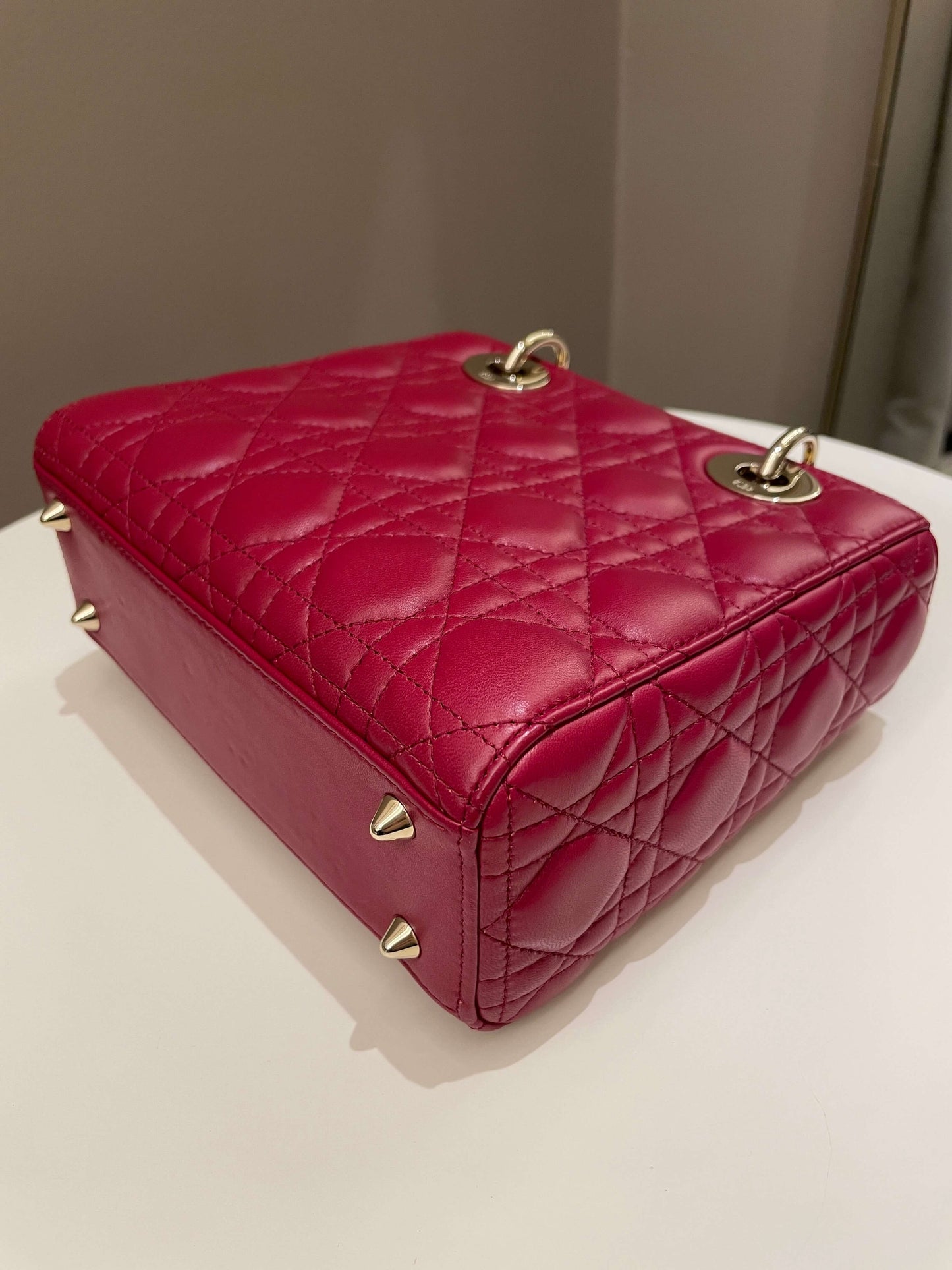 Lady Dior My ABC Dior Red Lambskin