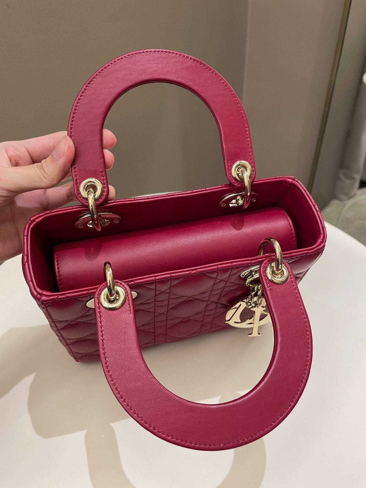 Lady Dior My ABC Dior Red Lambskin