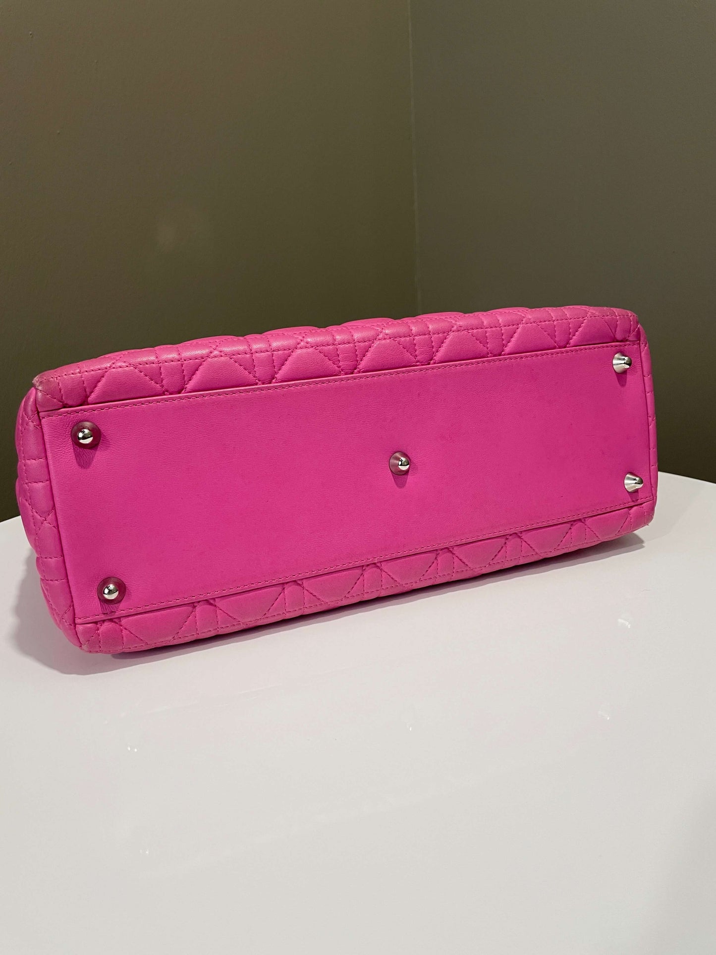 Dior Lady Dior Large Bubblegum Pink Lambskin