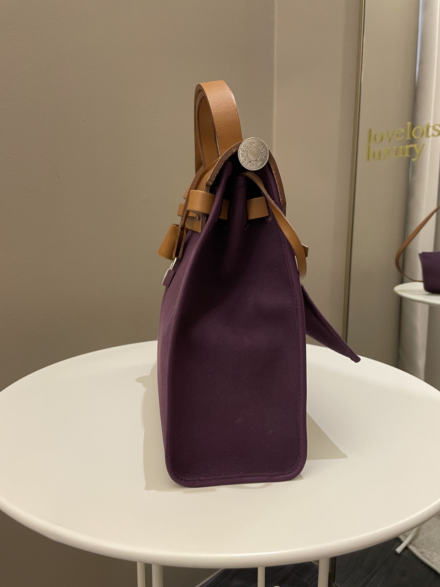 Hermes Herbag Zip 31 Cassis