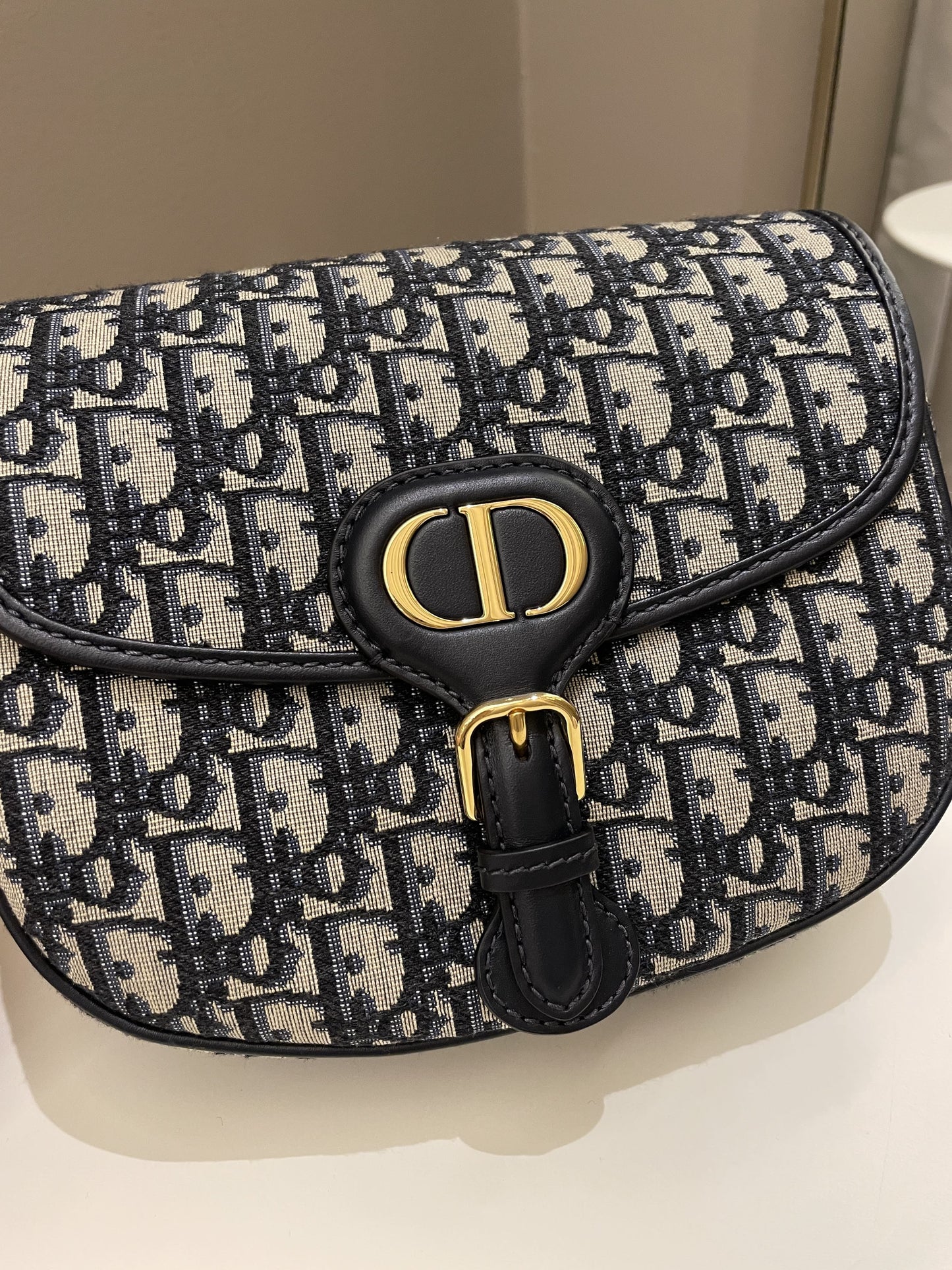 Dior Bobby Bag Navy Oblique