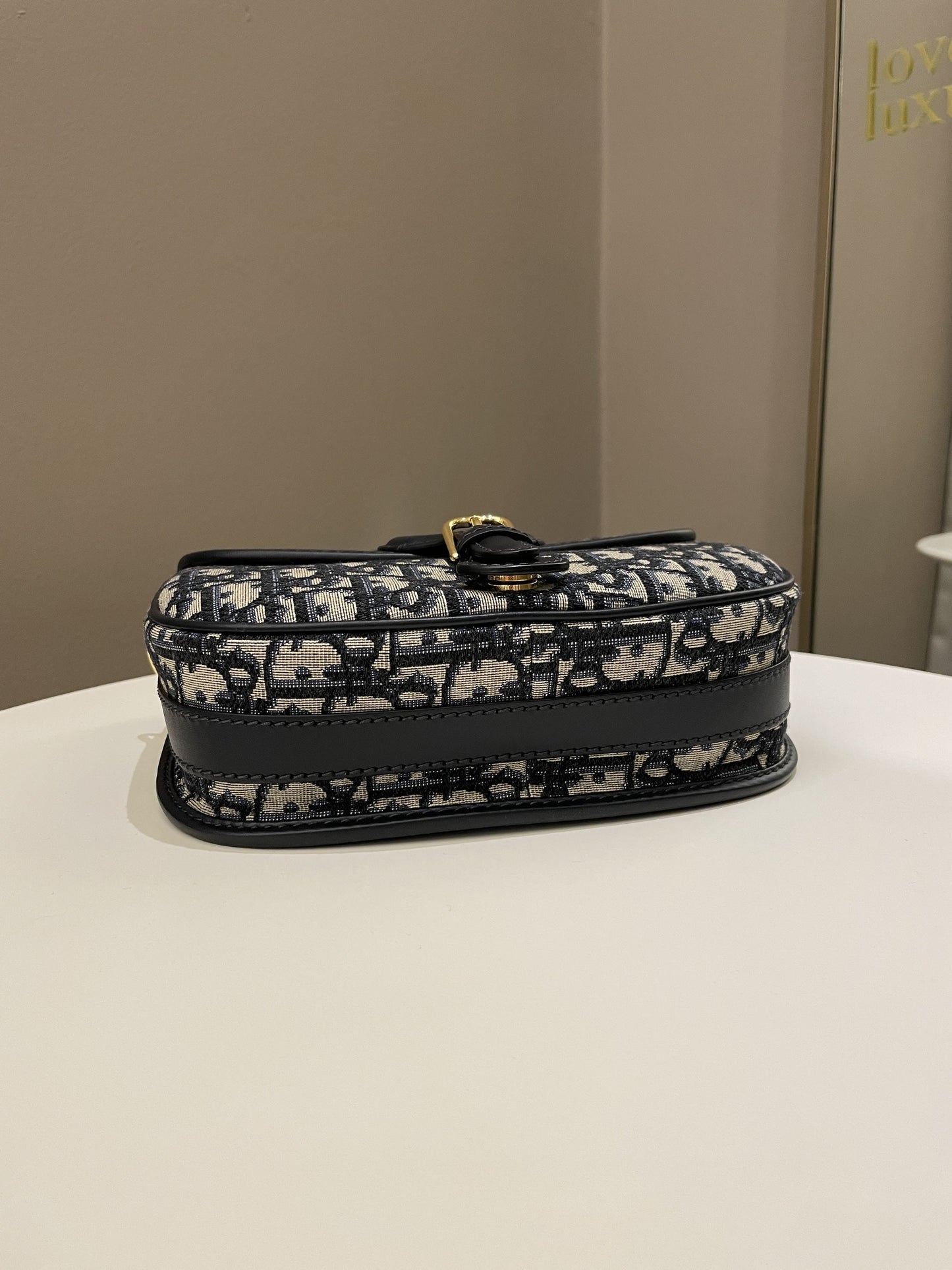 Dior Bobby Bag Navy Oblique