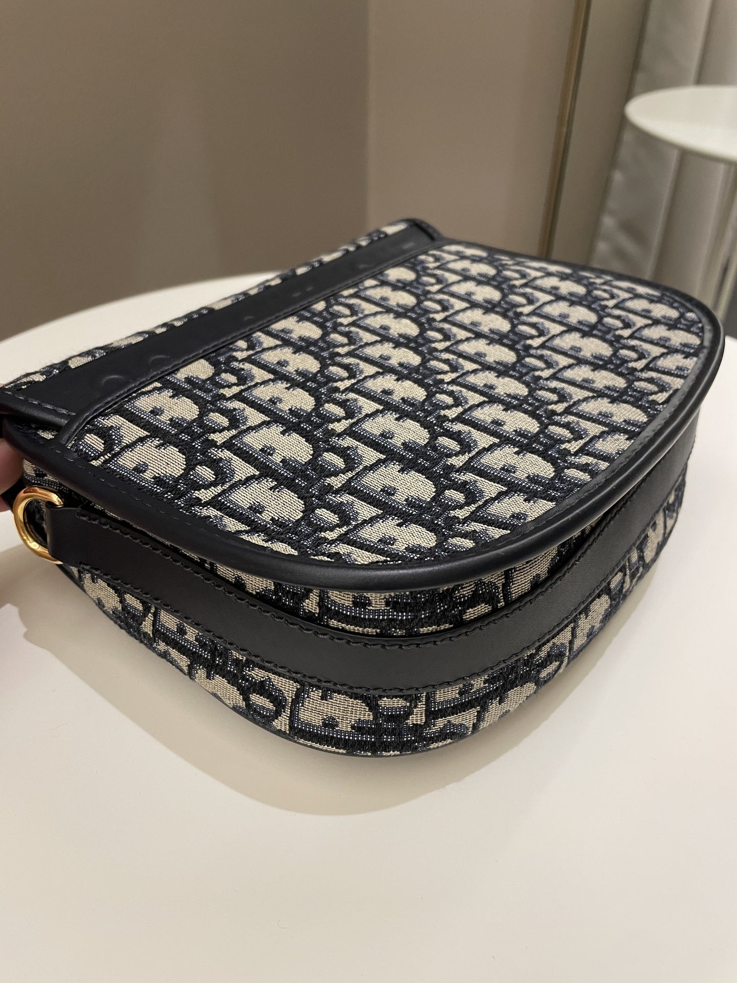 Dior Bobby Bag Navy Oblique