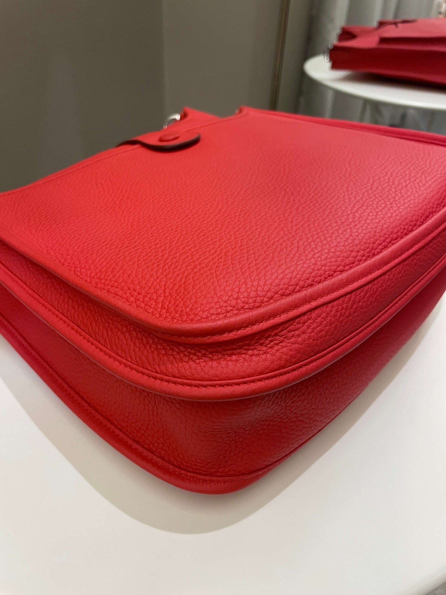 Hermes Evelyne GM Rouge Tomate Clemence