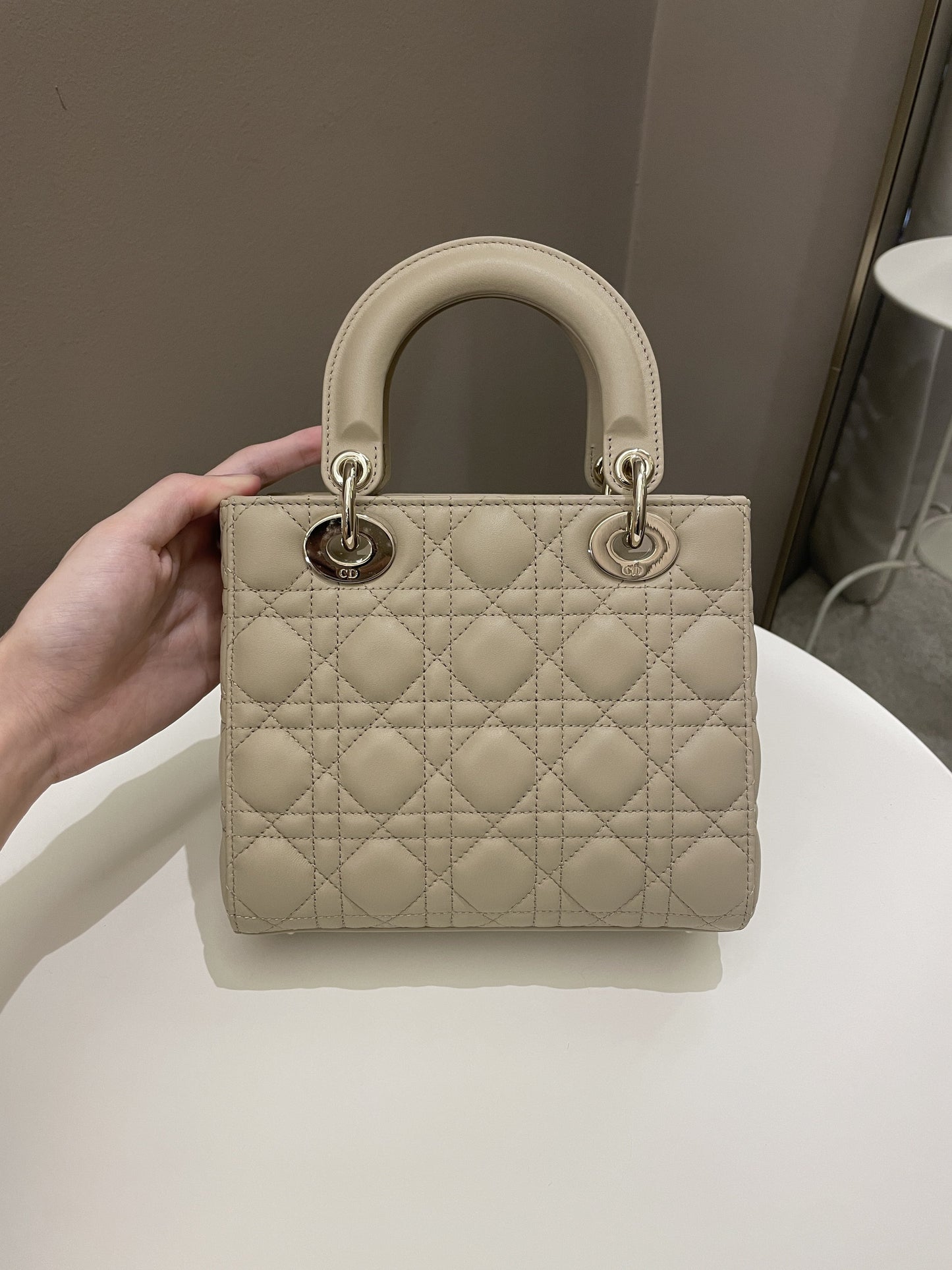 Lady Dior My ABC Dior Beige Lambskin