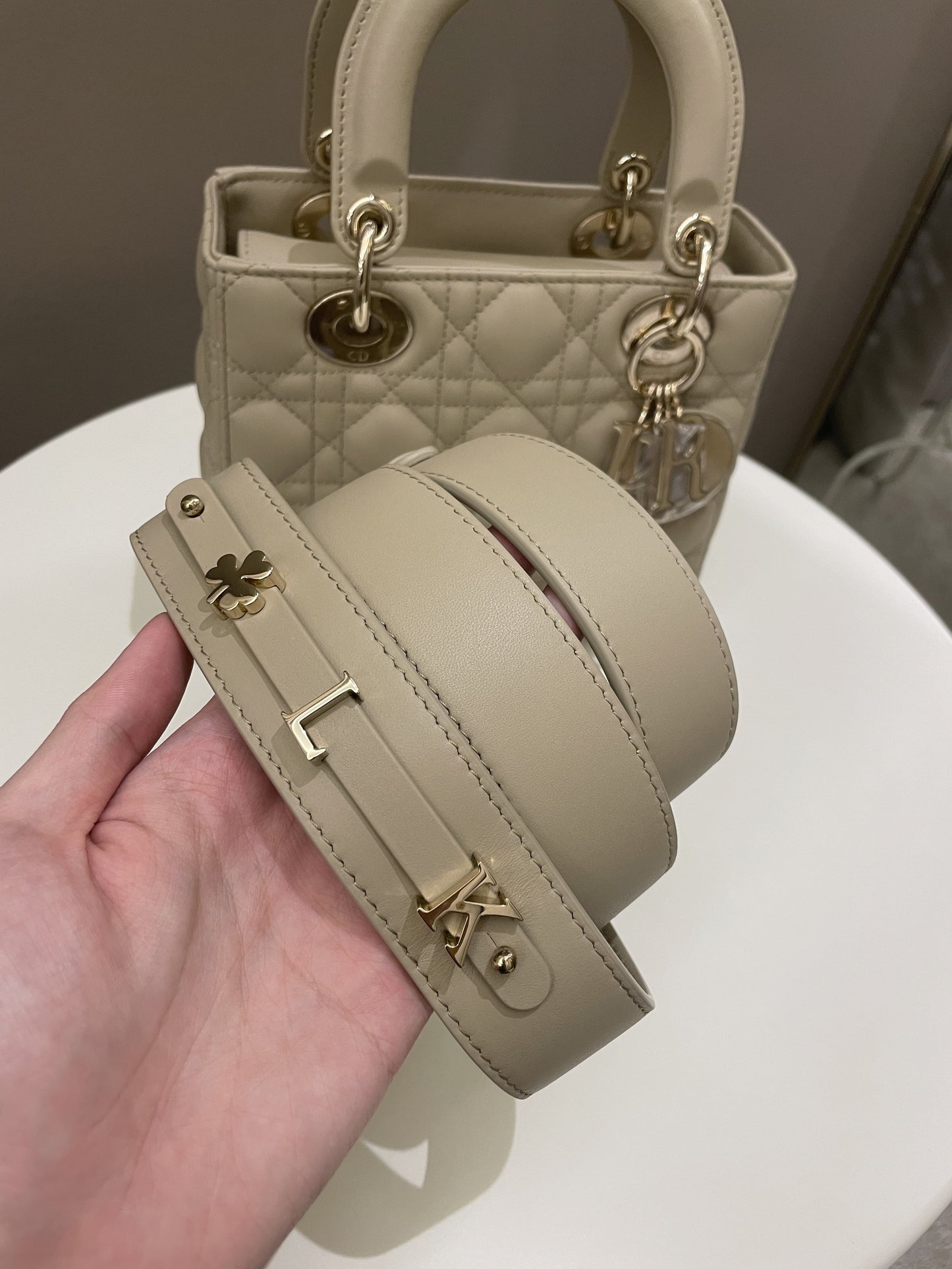 Lady Dior My ABC Dior Beige Lambskin