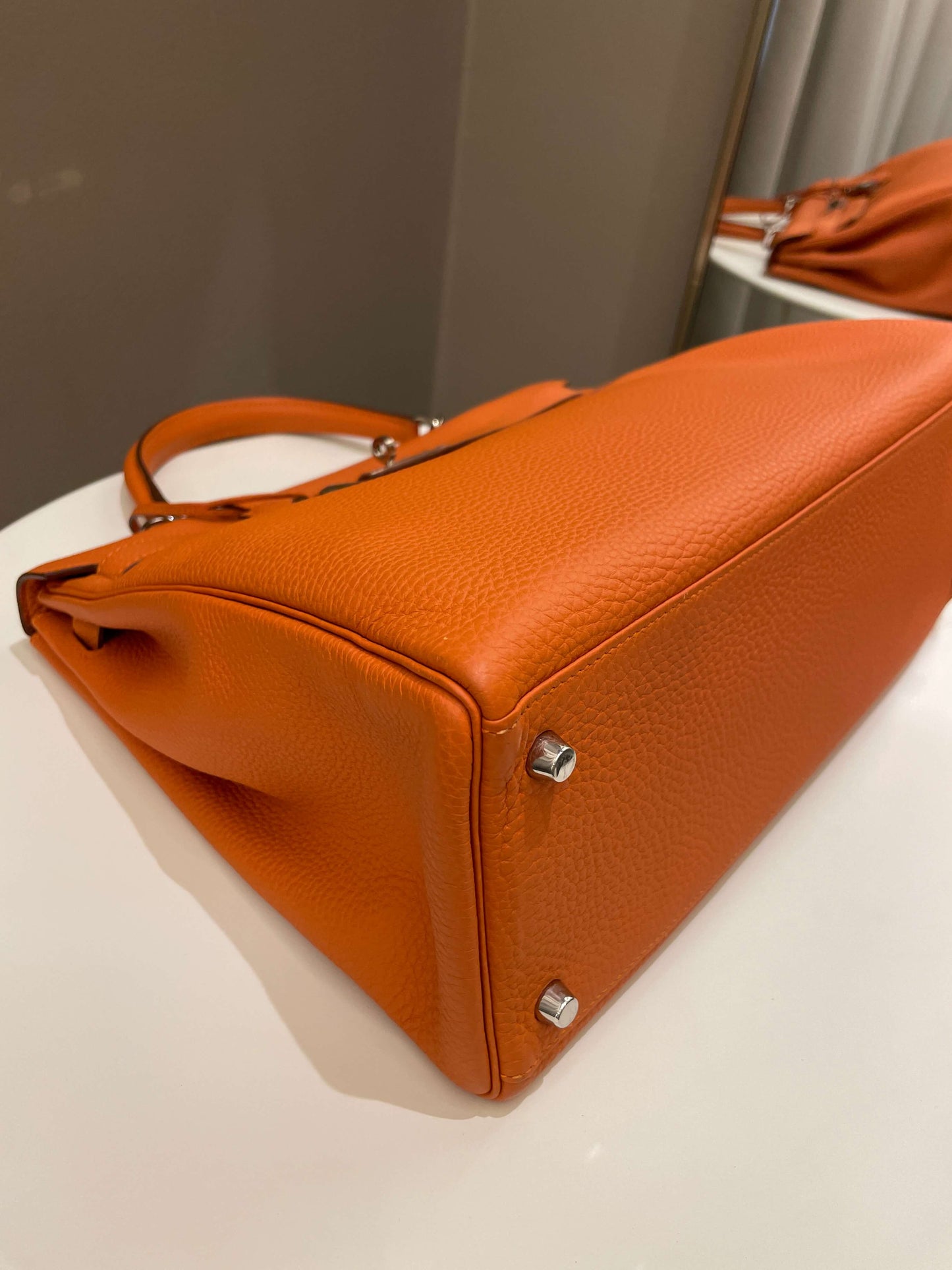 Hermes Kelly Retourne 35 Orange Togo