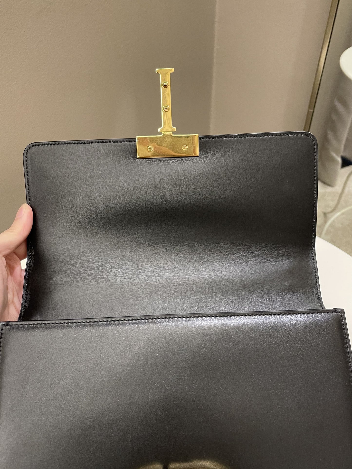 Dior Montaigne 30 Black Calfskin