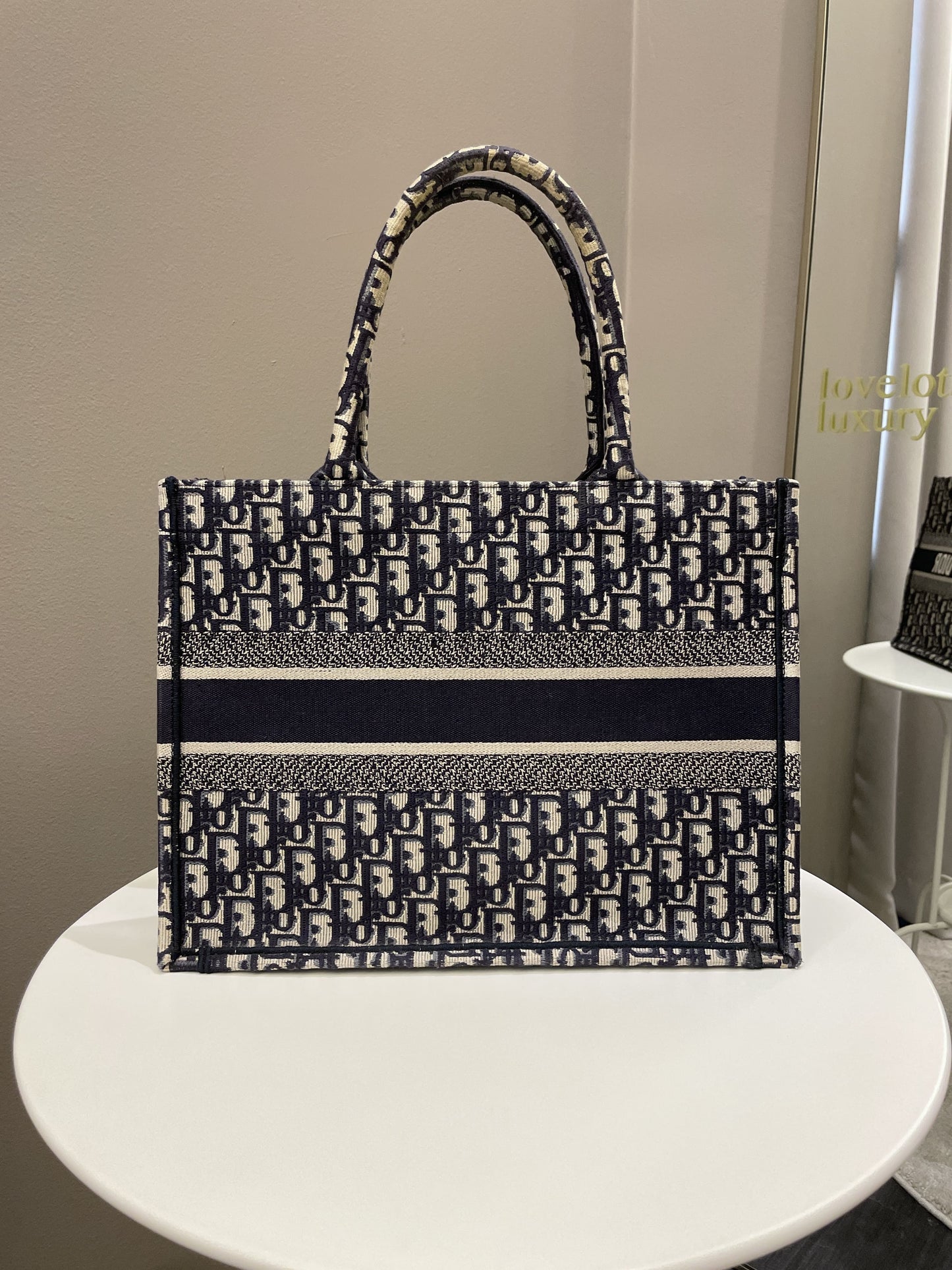 Dior Book Tote Blue Oblique