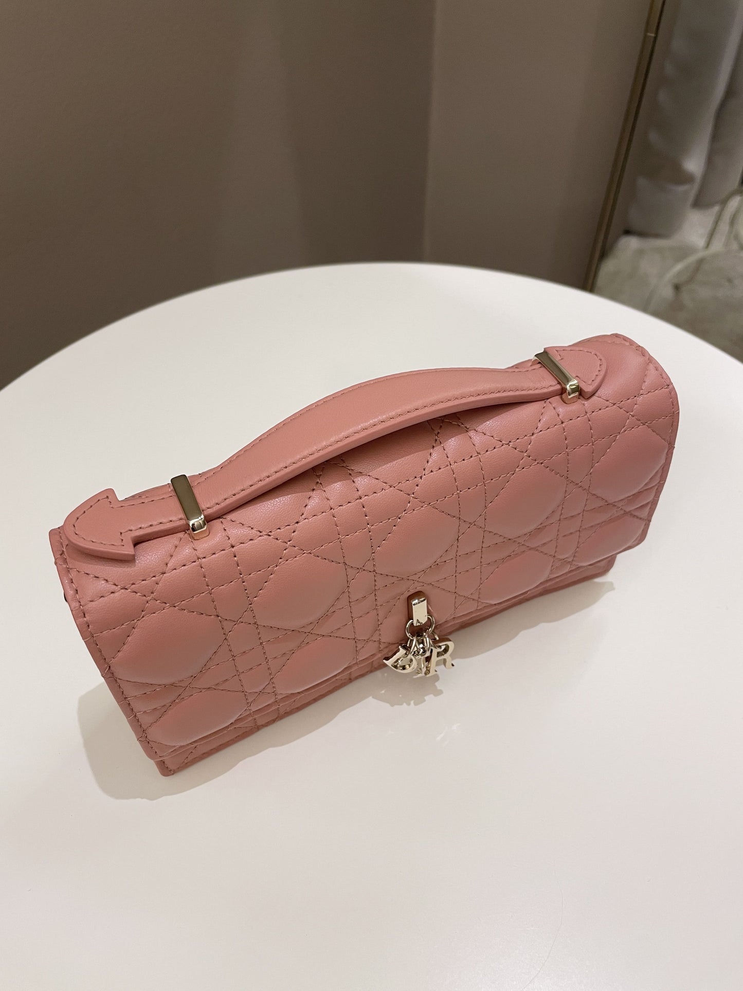 Dior Miss Mini Bag Rose Des Vents Lambskin