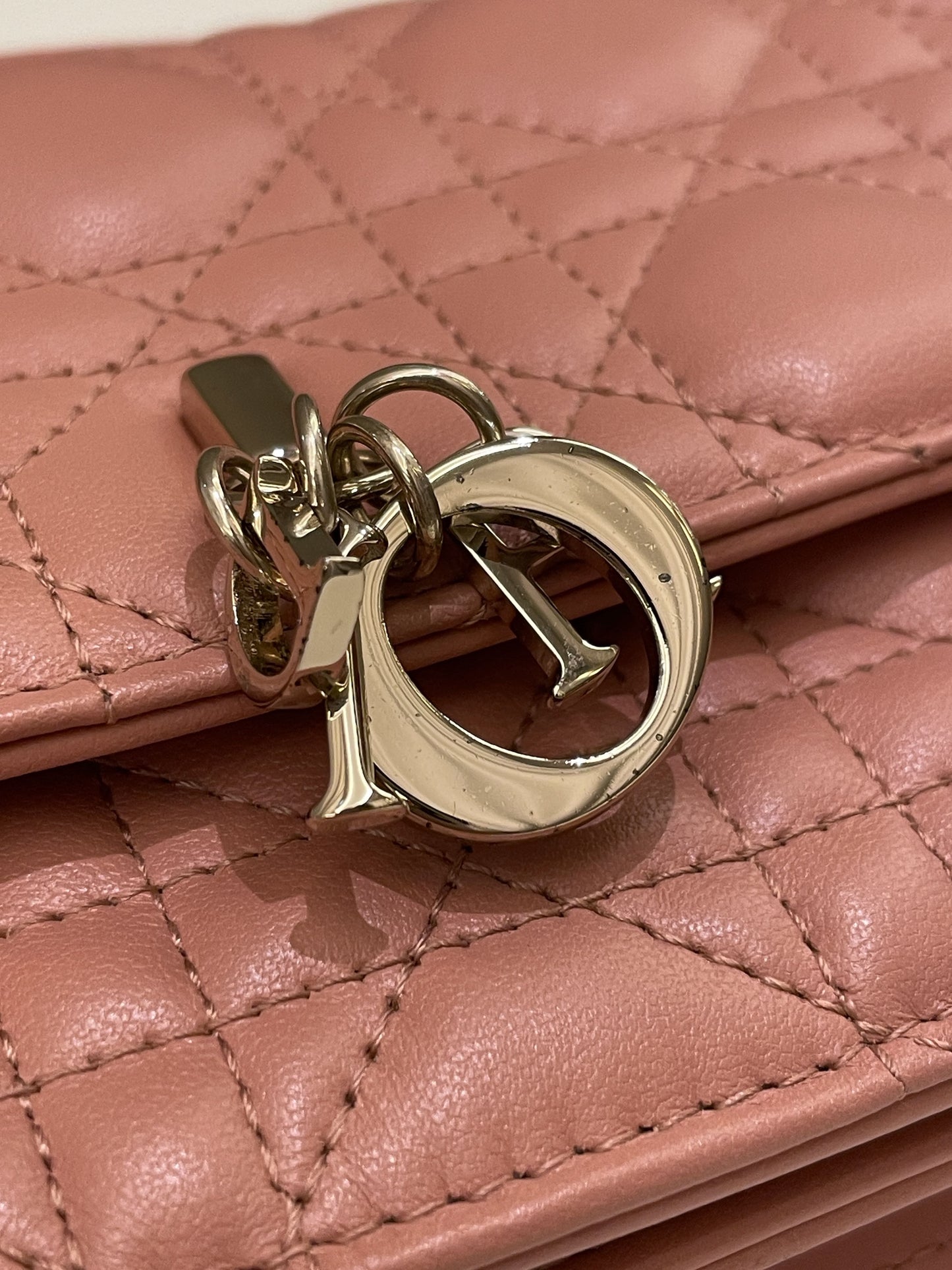 Dior Miss Mini Bag Rose Des Vents Lambskin