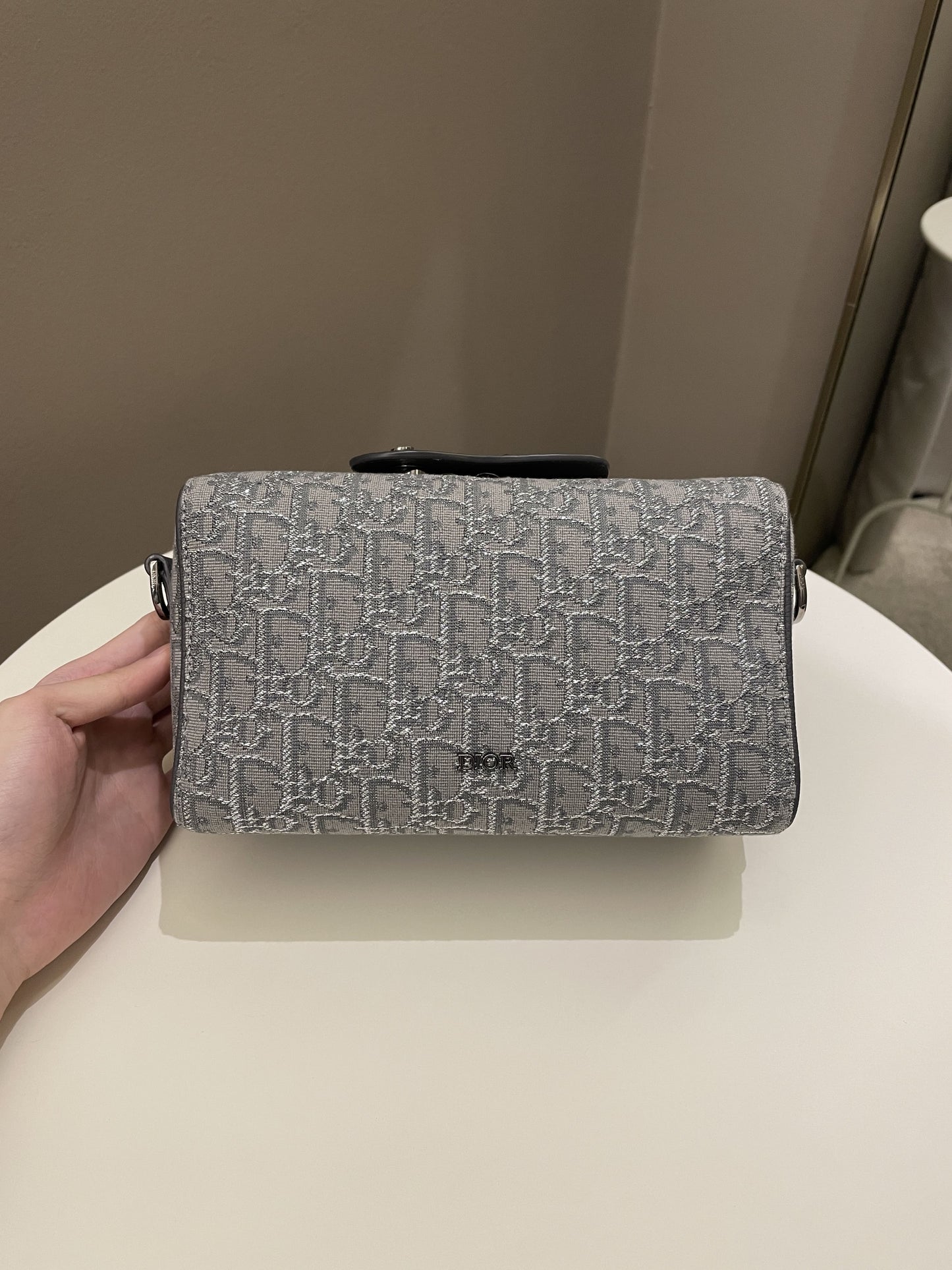 Dior Lingot 22 Grey Oblique Dark