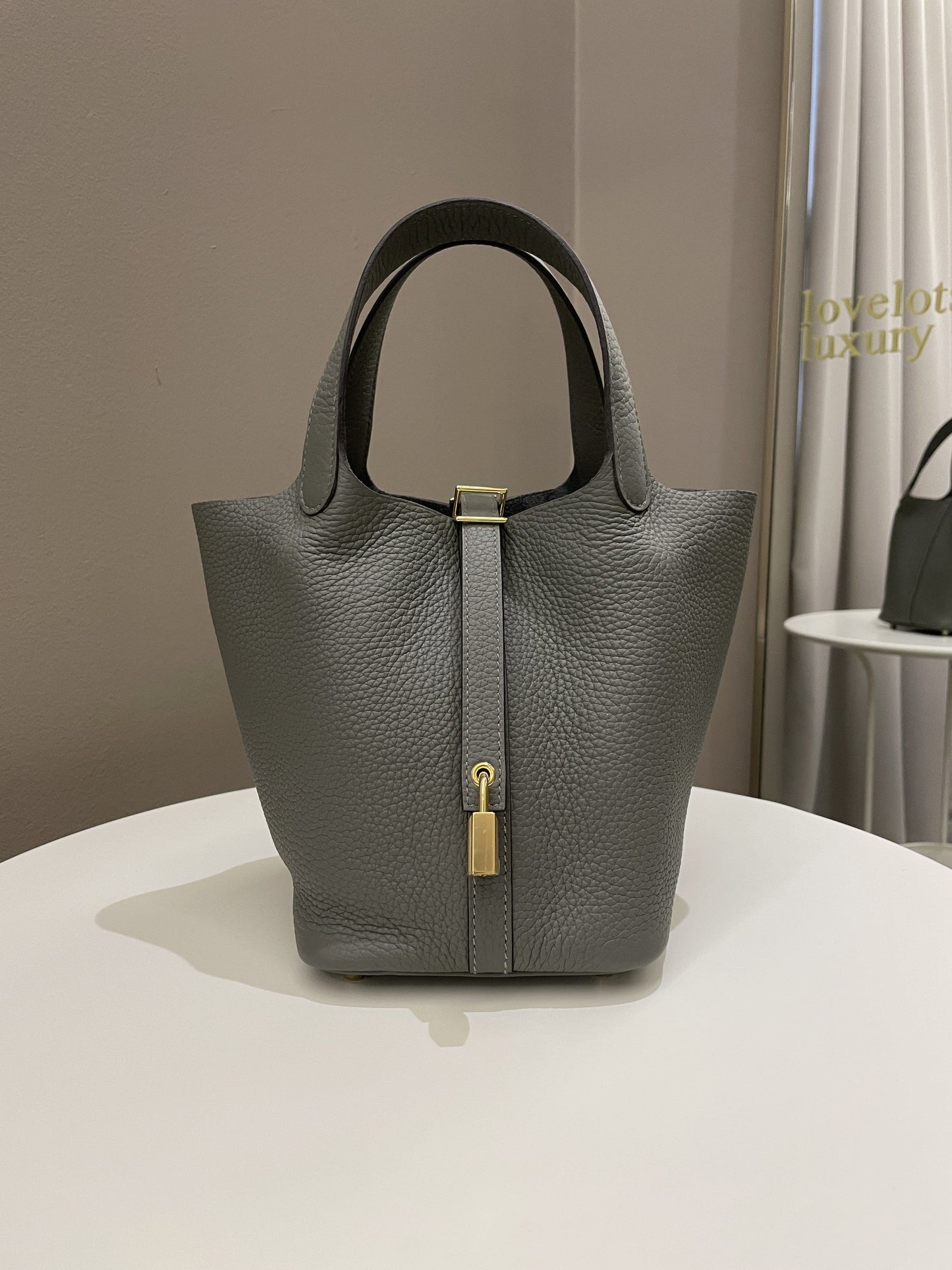 Hermes Picotin Lock 18 Gris Meyer Clemence