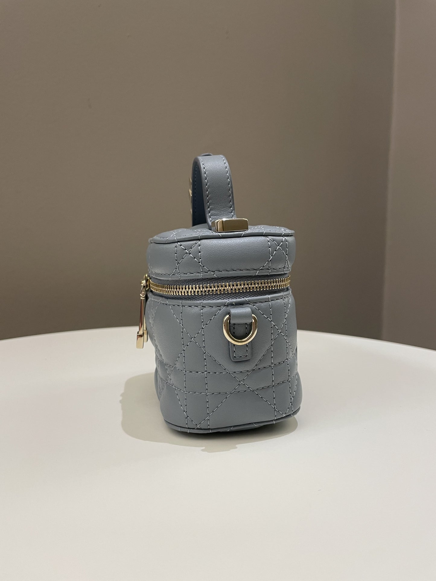 Dior Micro Lady Dior Vanity Case Cloud Blue