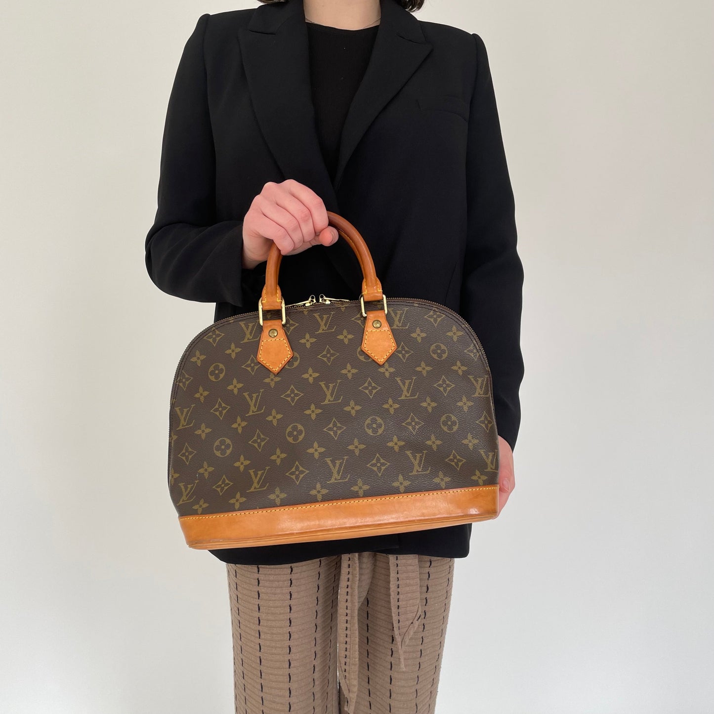 Louis Vuitton Vintage Monogram Canvas Alma PM BA0955