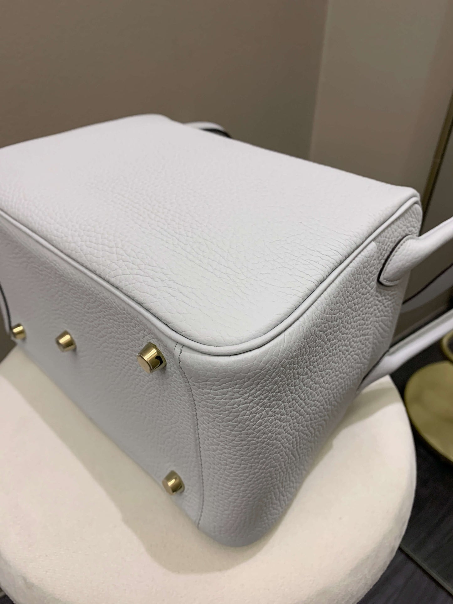 Hermes Lindy 26 Pale Bleu Clemence