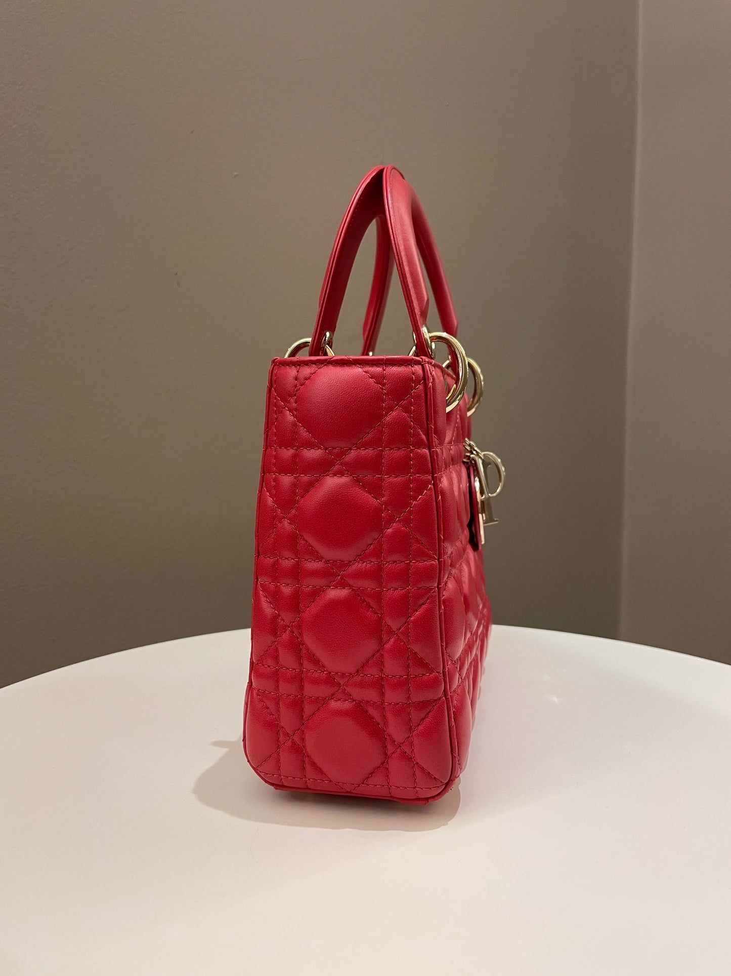 Lady Dior My ABC Dior Red Lambskin