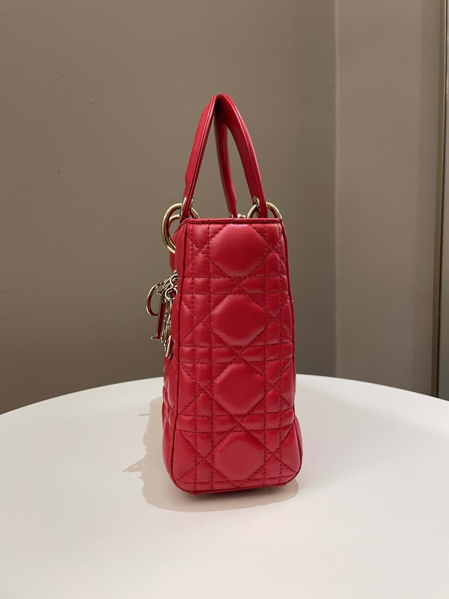 Lady Dior My ABC Dior Red Lambskin