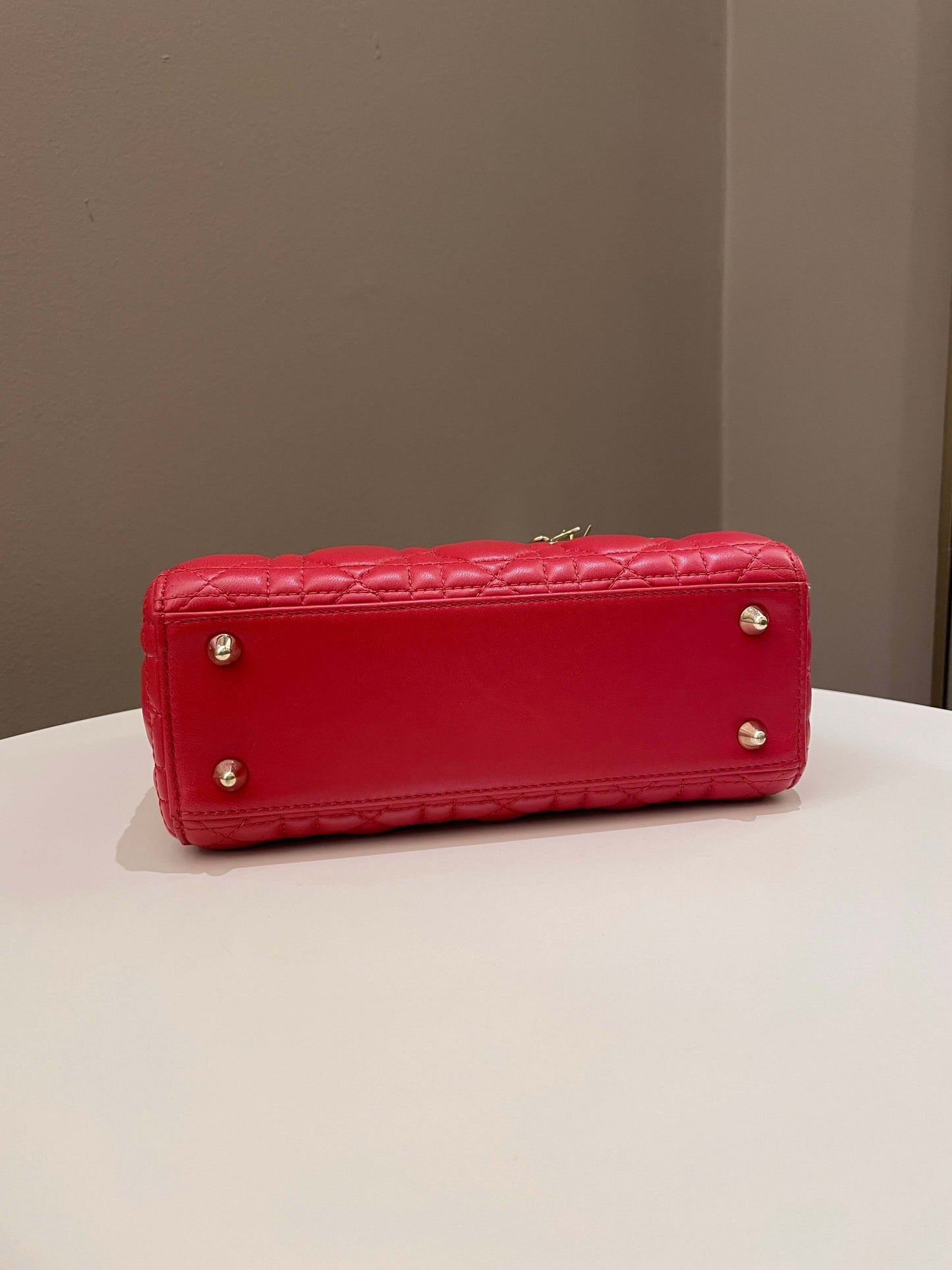 Lady Dior My ABC Dior Red Lambskin