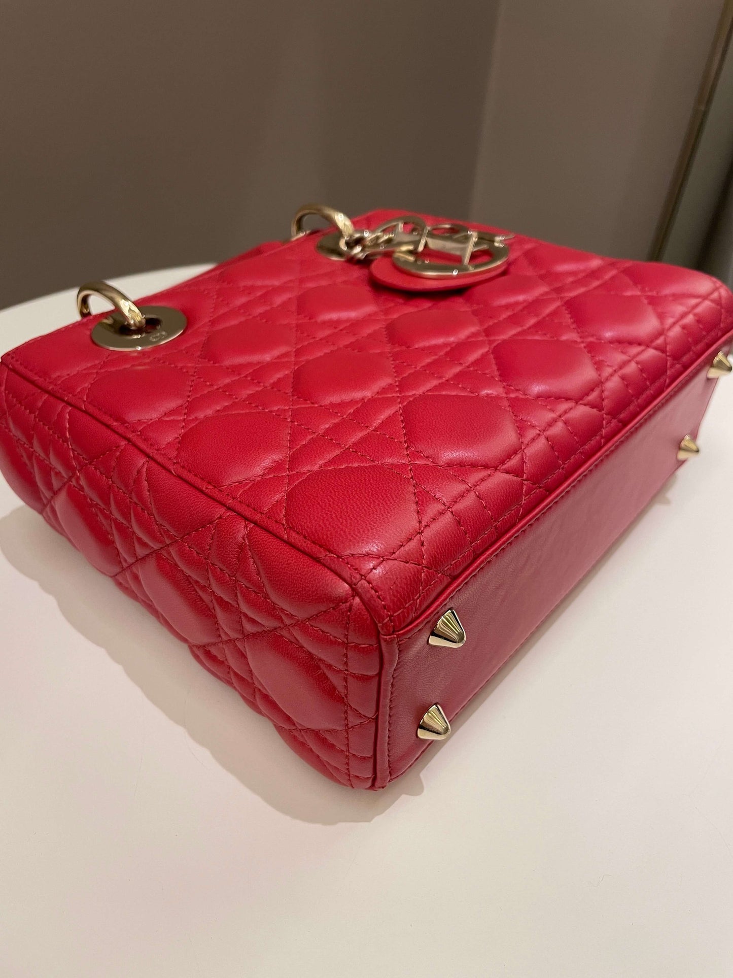 Lady Dior My ABC Dior Red Lambskin