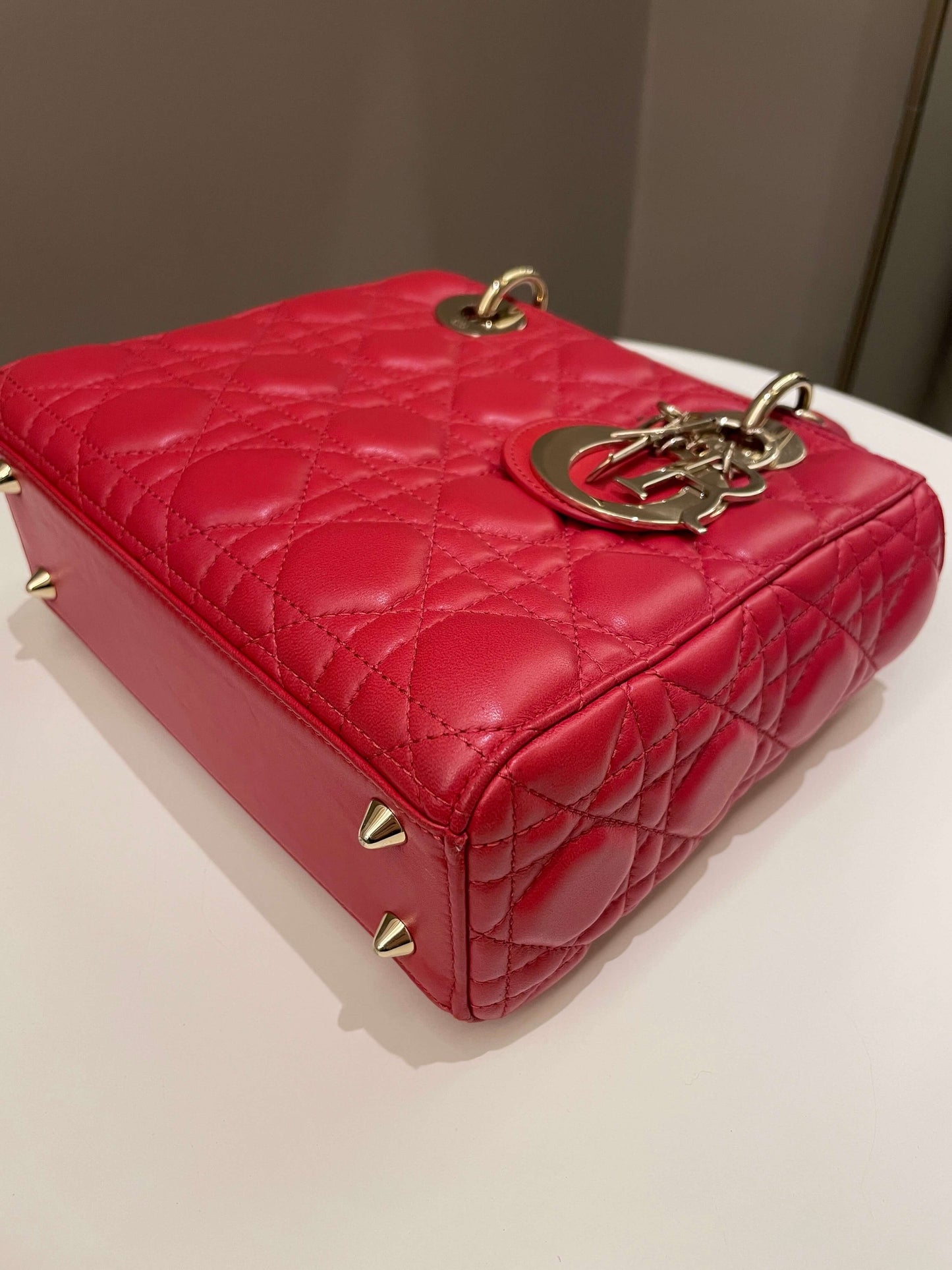 Lady Dior My ABC Dior Red Lambskin