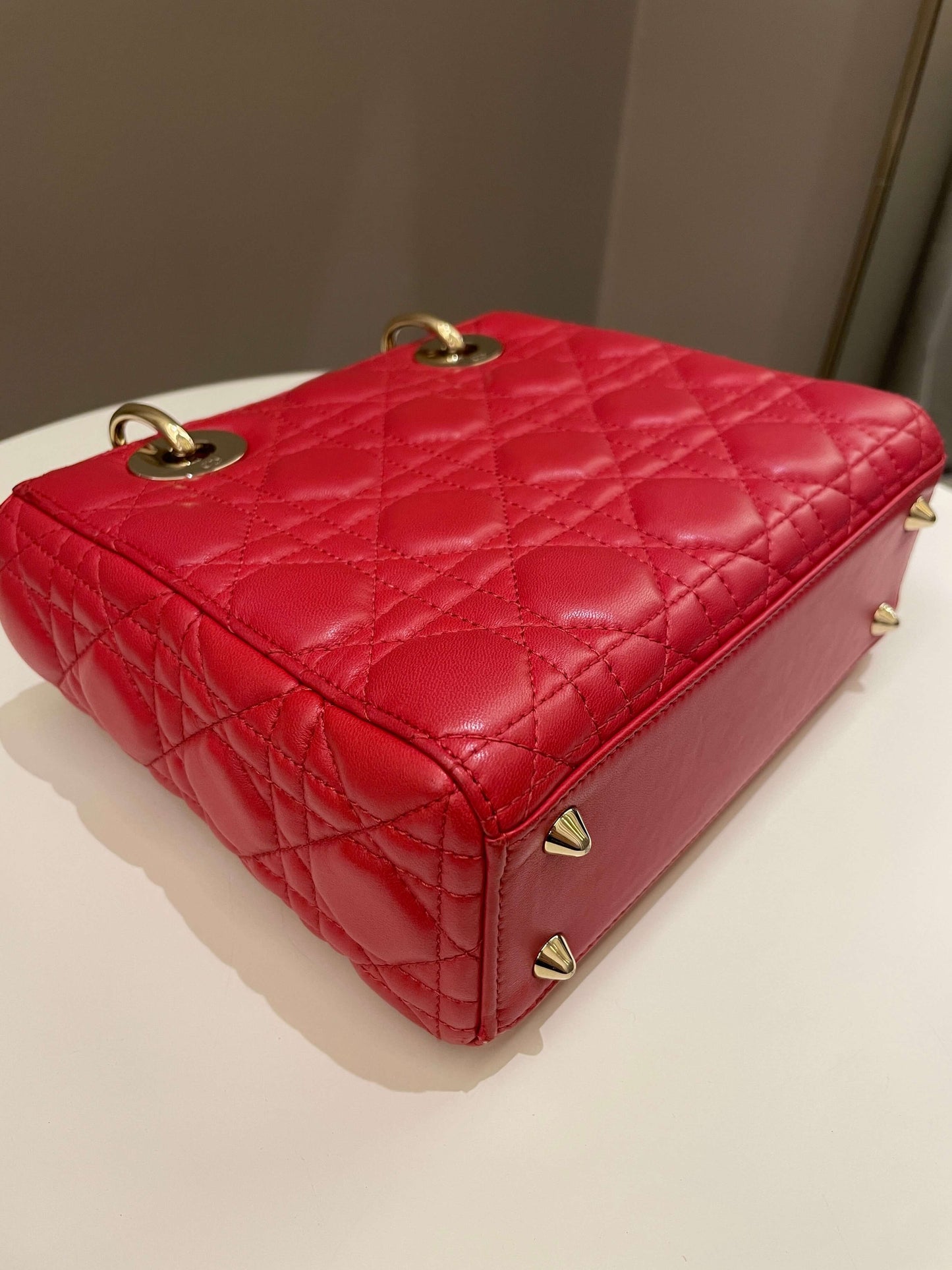 Lady Dior My ABC Dior Red Lambskin