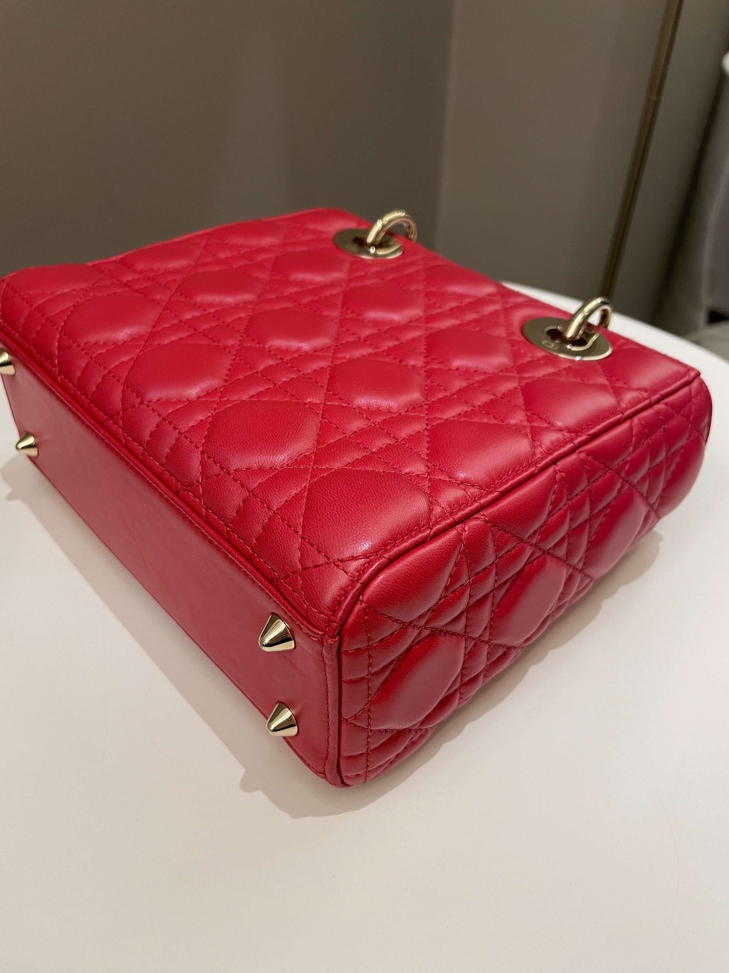 Lady Dior My ABC Dior Red Lambskin