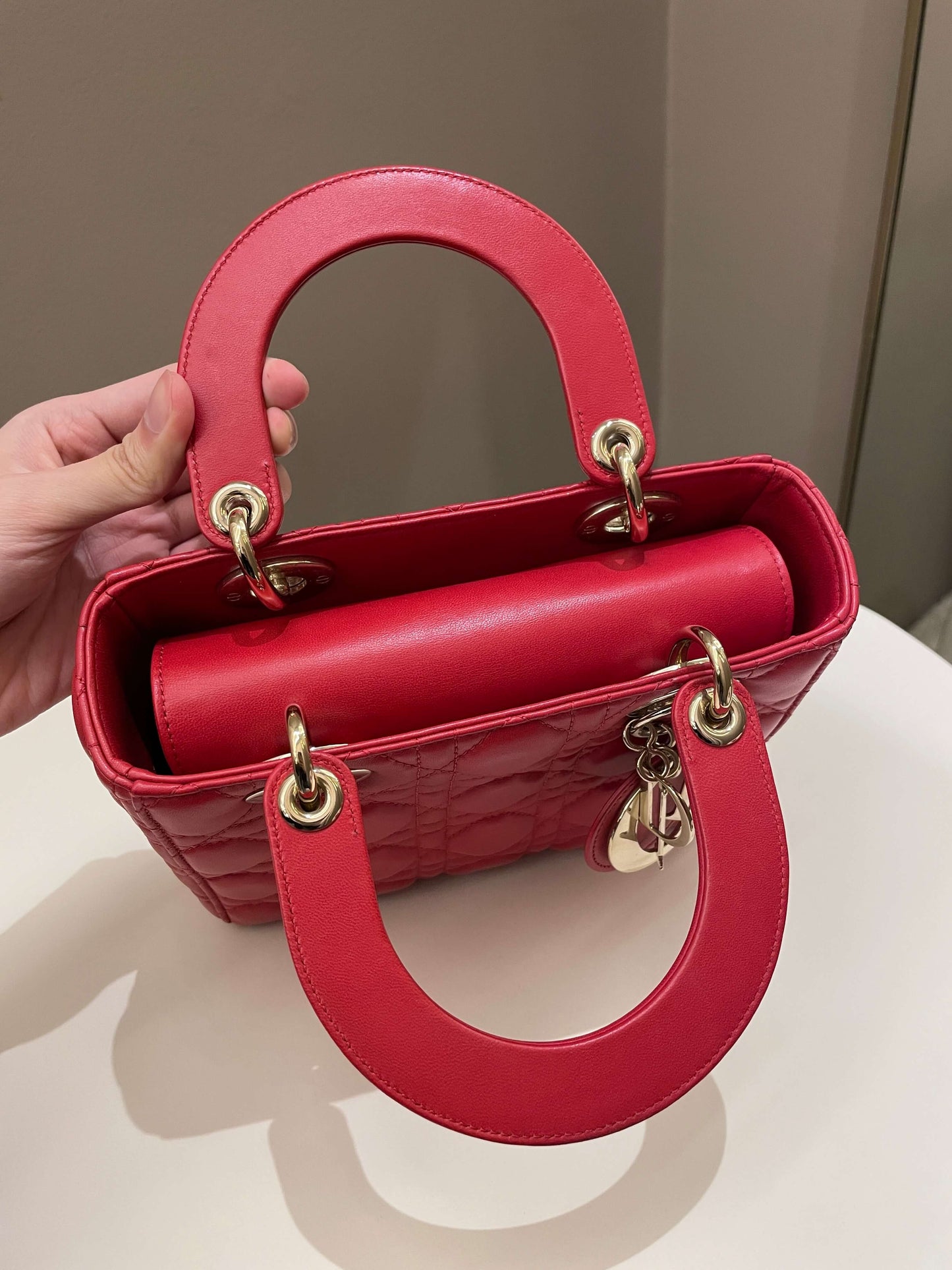 Lady Dior My ABC Dior Red Lambskin