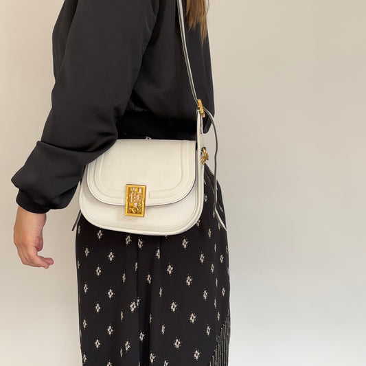 Mulberry Sadie White Small