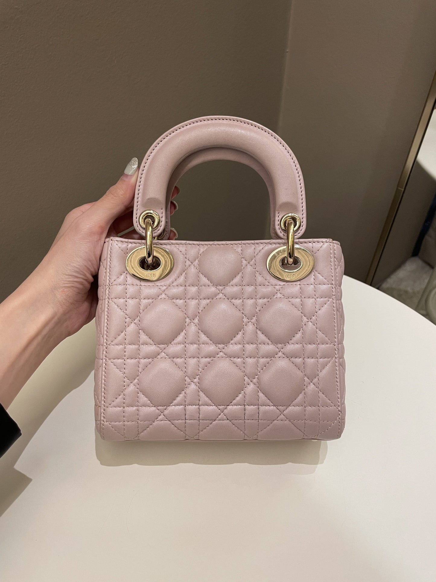 Dior Lady Dior Mini Lotus Pink Lilac