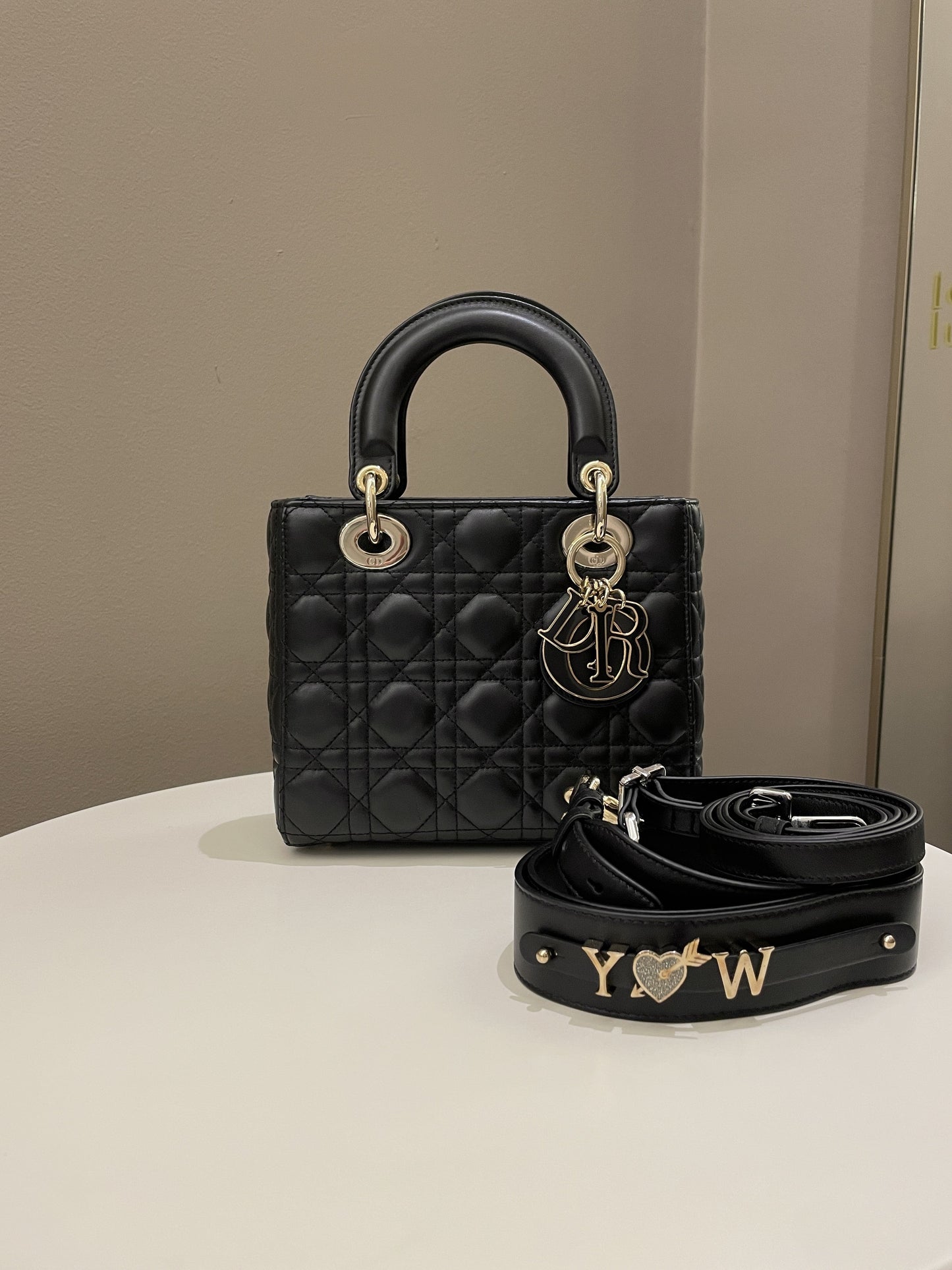 Lady Dior My ABC Dior Black Lambskin