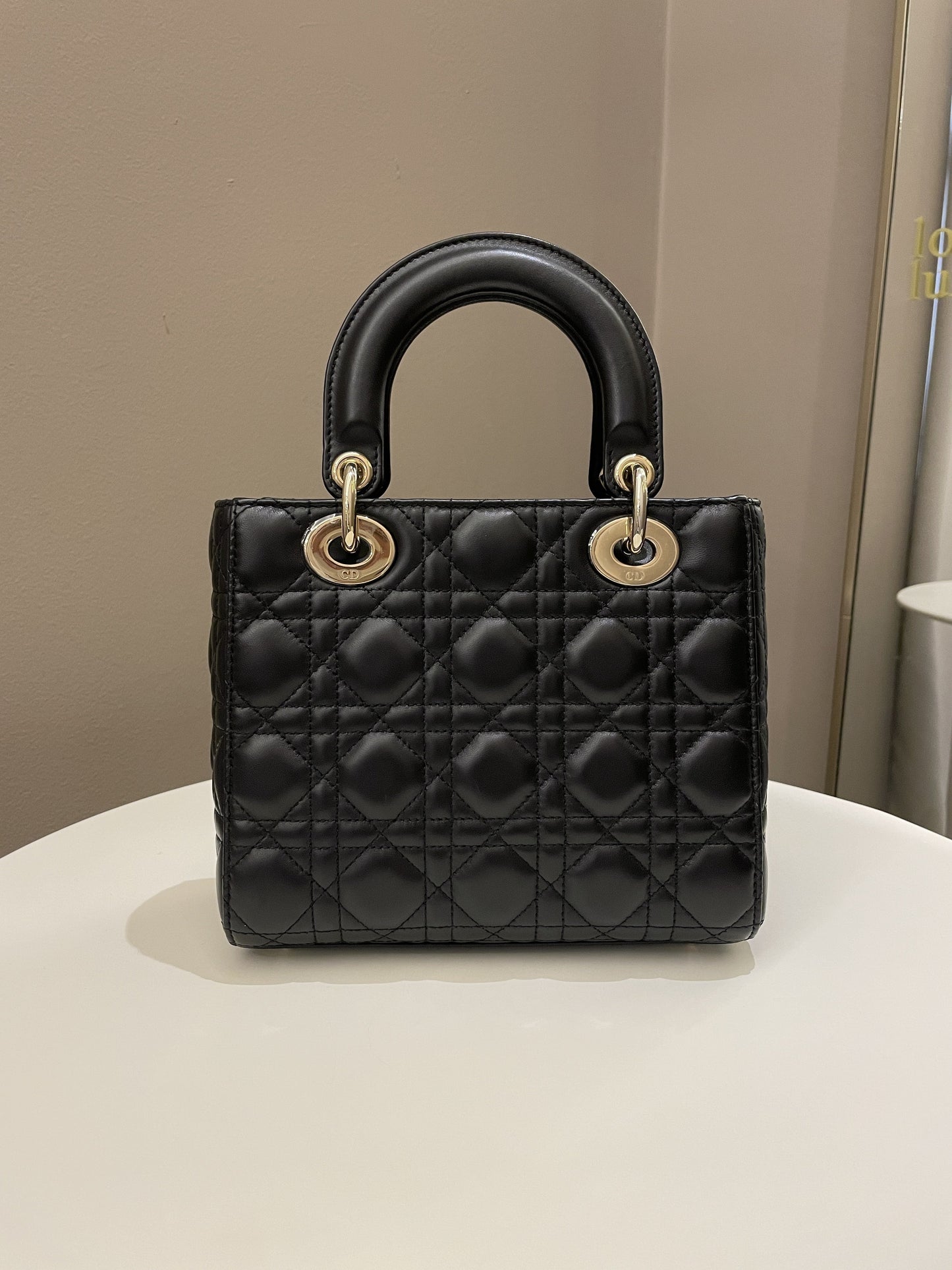 Lady Dior My ABC Dior Black Lambskin