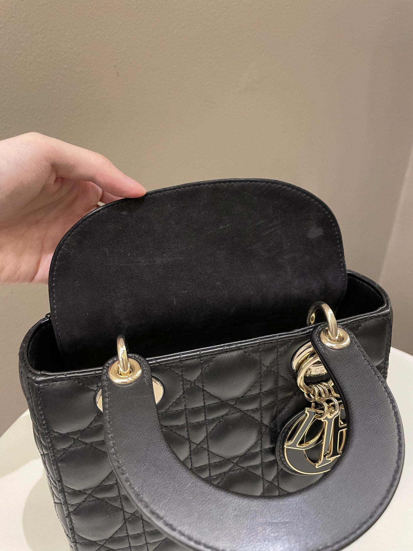 Lady Dior My ABC Dior Black Lambskin